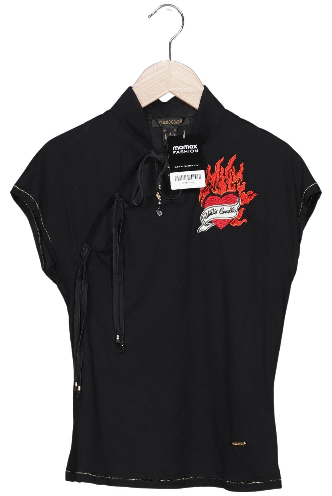 

Roberto Cavalli Damen T-Shirt, schwarz, Gr. 36
