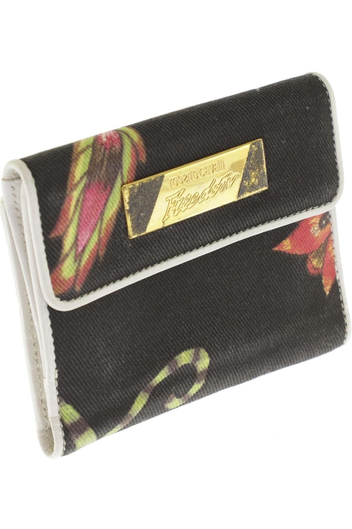 

Roberto Cavalli Damen Portemonnaie, schwarz, Gr.