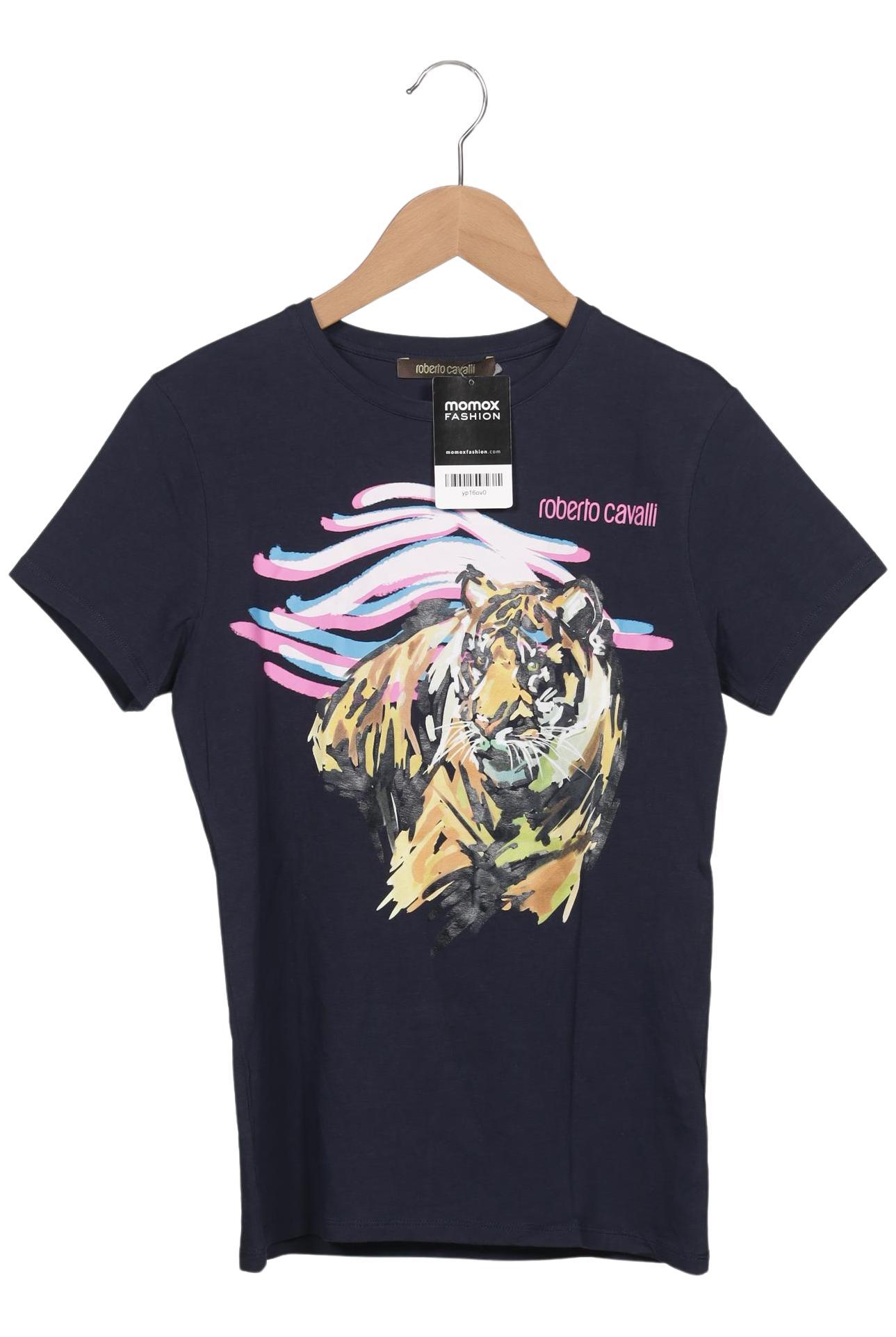 

Roberto Cavalli Damen T-Shirt, marineblau, Gr. 38