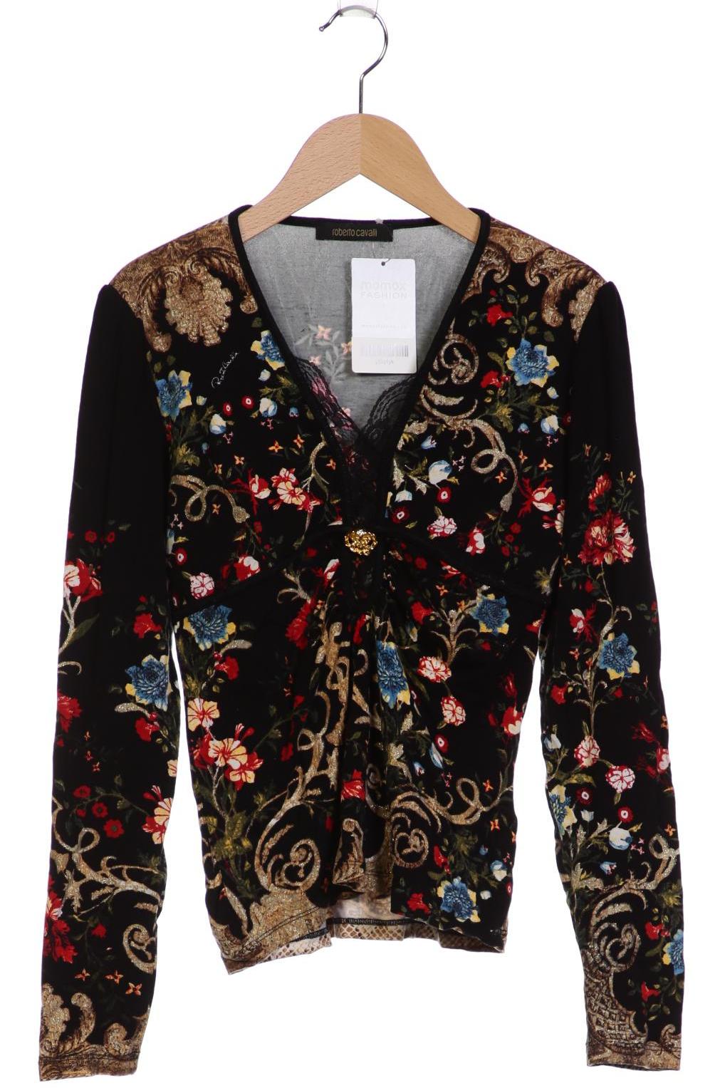 

Roberto Cavalli Damen Langarmshirt, schwarz, Gr. 38