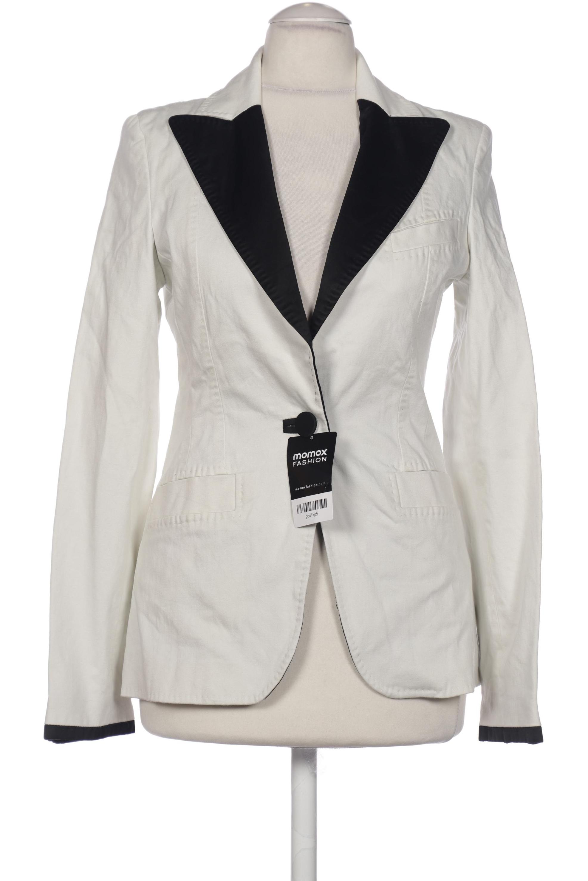 

Roberto Cavalli for H&M Damen Blazer, weiß, Gr. 36