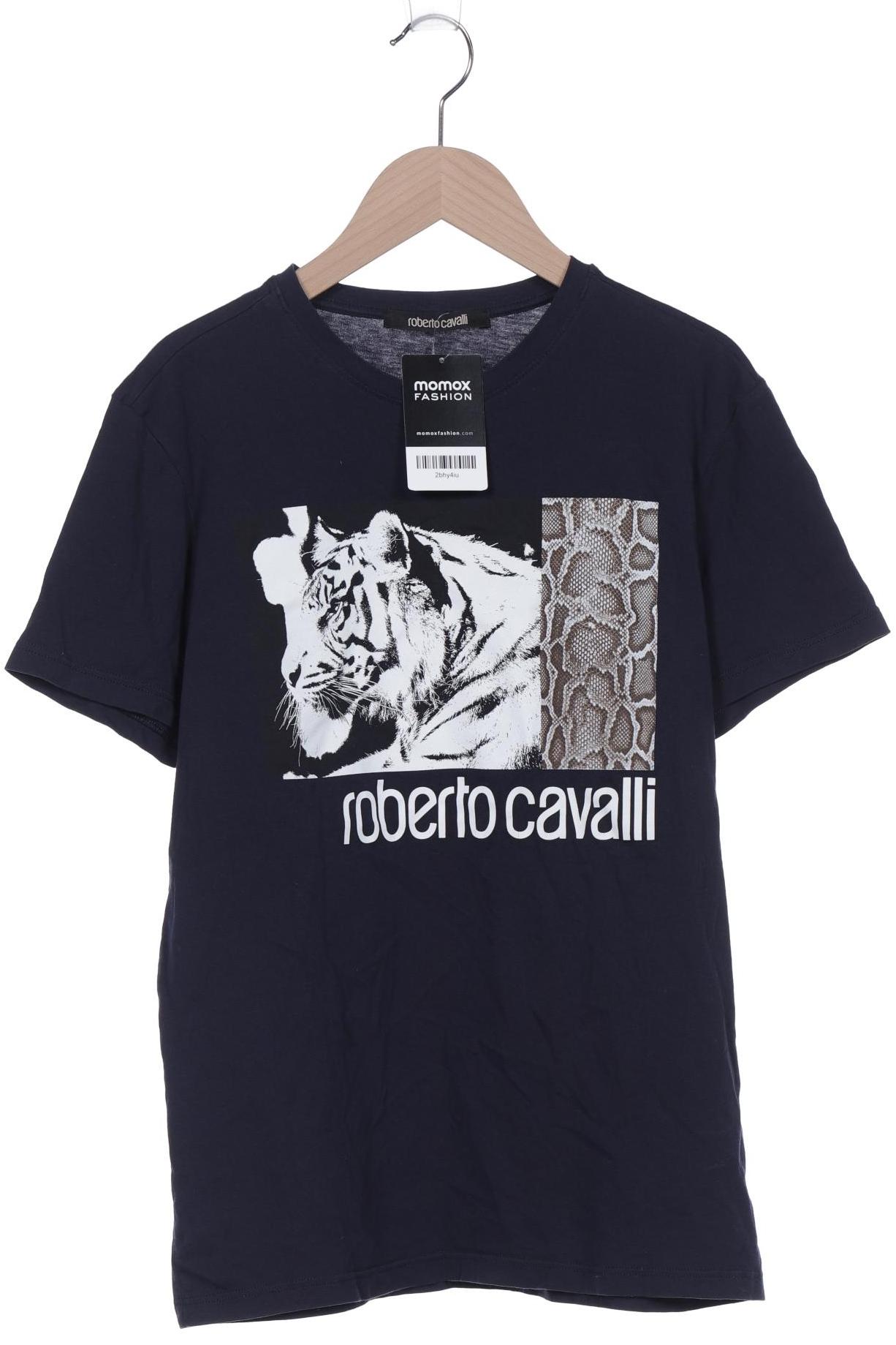 

Roberto Cavalli Herren T-Shirt, marineblau, Gr. 48