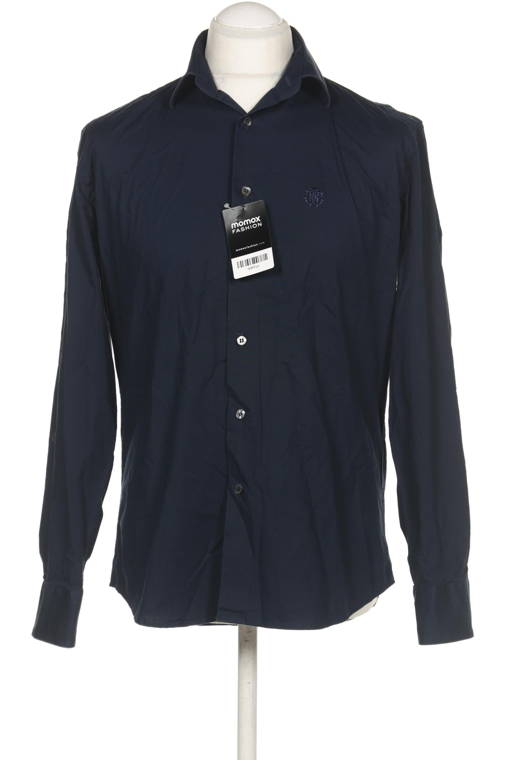 

Roberto Cavalli Herren Hemd, marineblau, Gr. 52