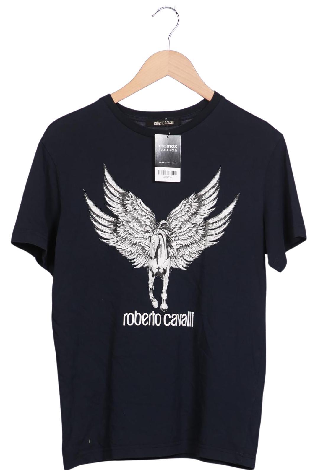 Thumbnail - Roberto Cavalli Herren T-Shirt, marineblau, Gr. 48