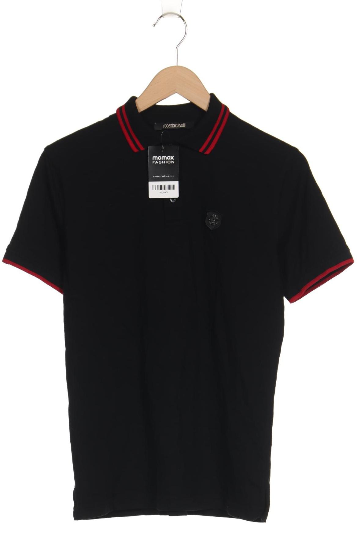 

Roberto Cavalli Herren Poloshirt, schwarz, Gr. 48