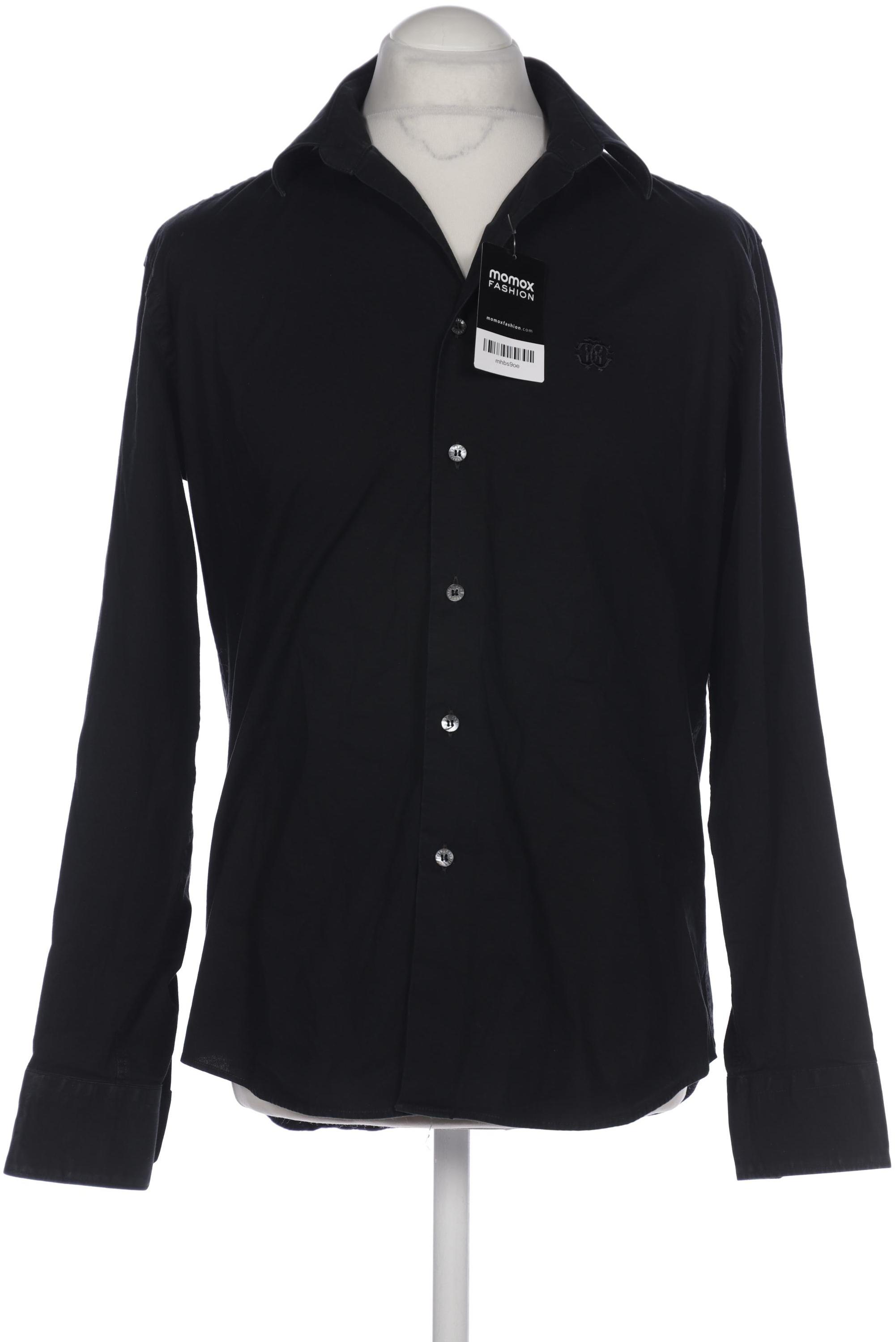 

Roberto Cavalli Herren Hemd, schwarz, Gr. 52