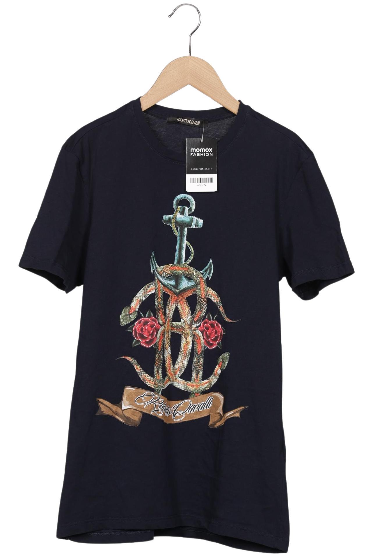 

Roberto Cavalli Herren T-Shirt, marineblau, Gr. 48