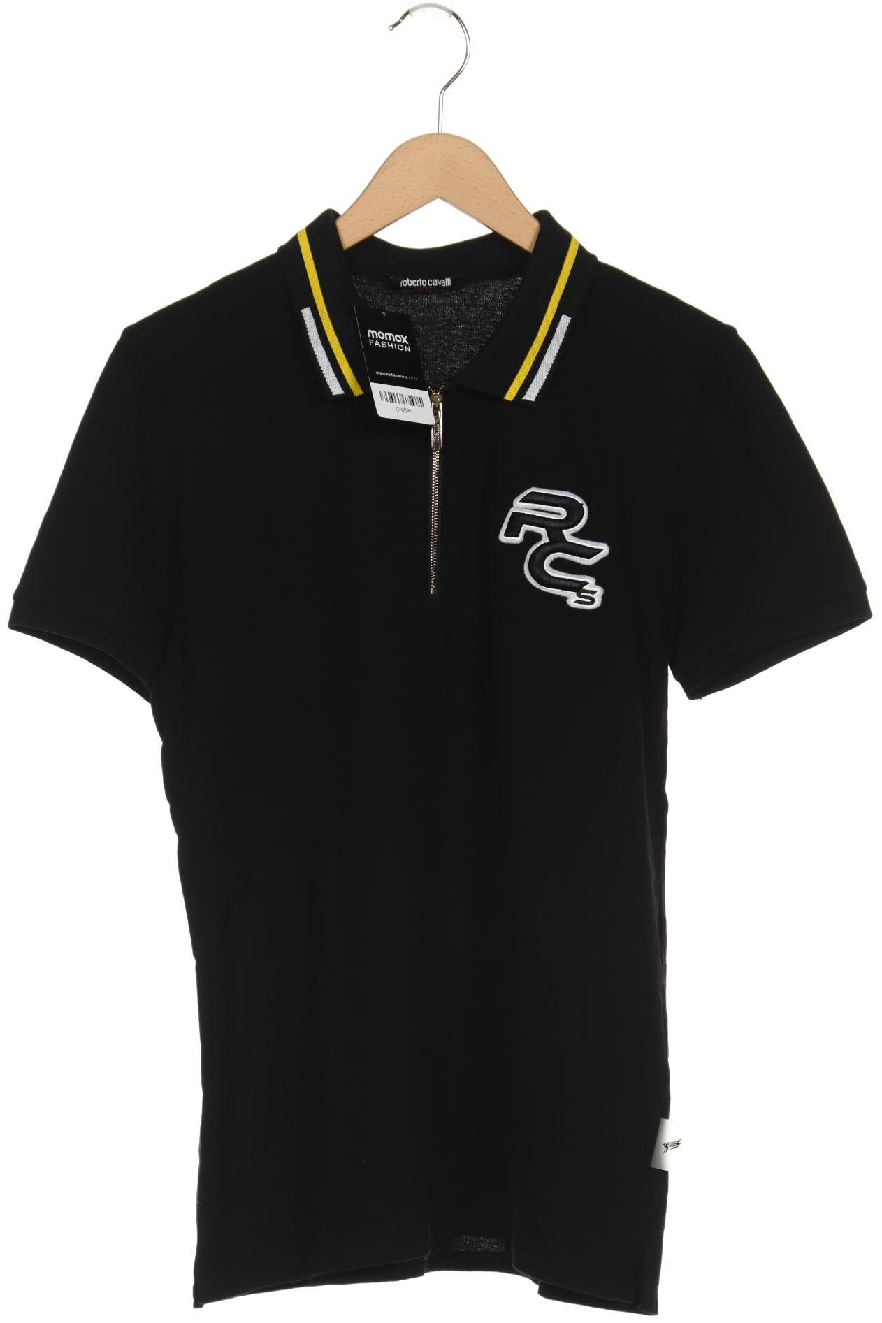 

Roberto Cavalli Herren Poloshirt, schwarz