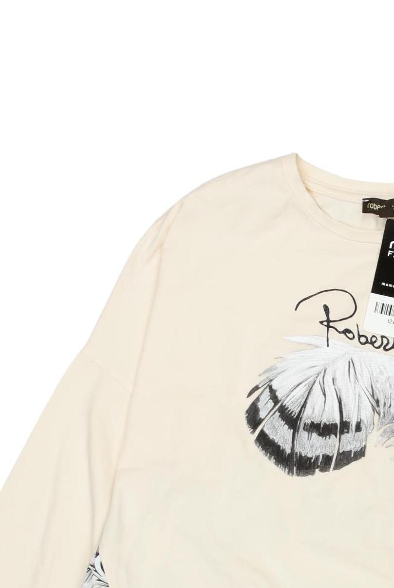 Thumbnail - Roberto Cavalli Damen Langarmshirt, cremeweiß, Gr. 146