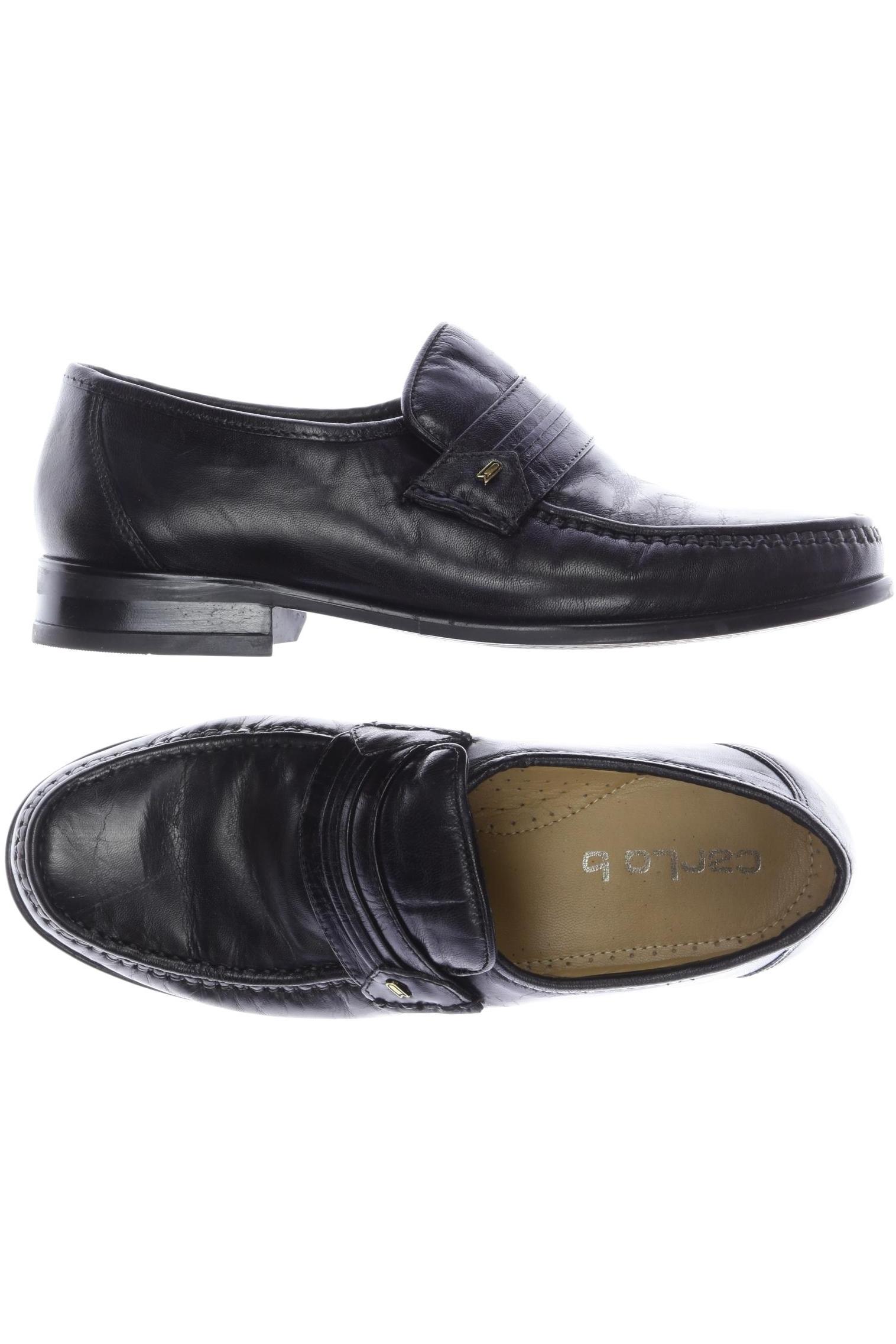 

Roberto del Carlo Herren Halbschuh, schwarz, Gr. 41