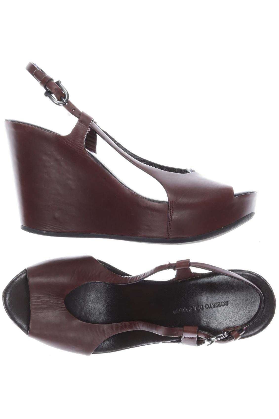 

Roberto del Carlo Damen Sandale, bordeaux, Gr. 37.5