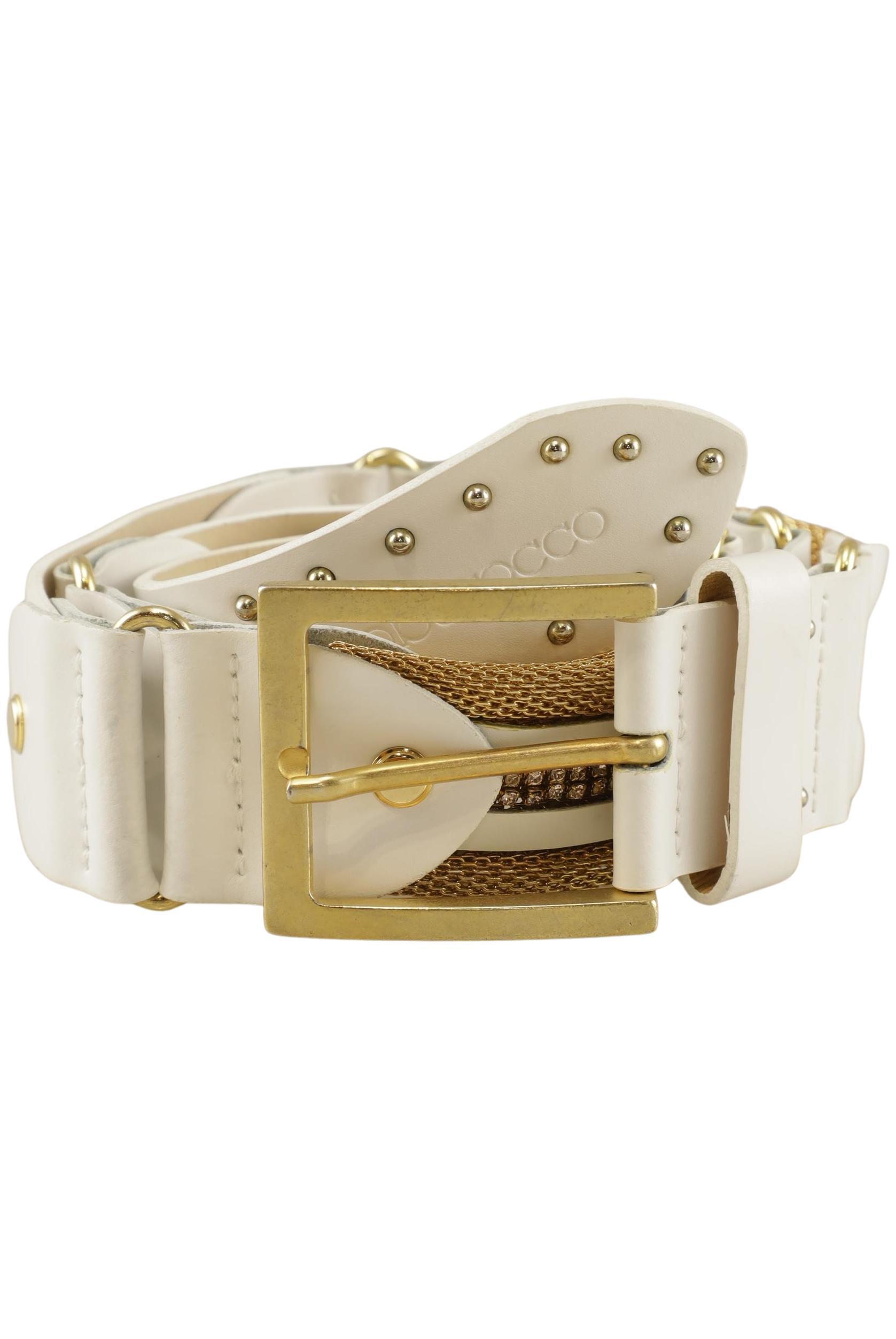 

roccobarocco Damen Gürtel, weiß, Gr. 80