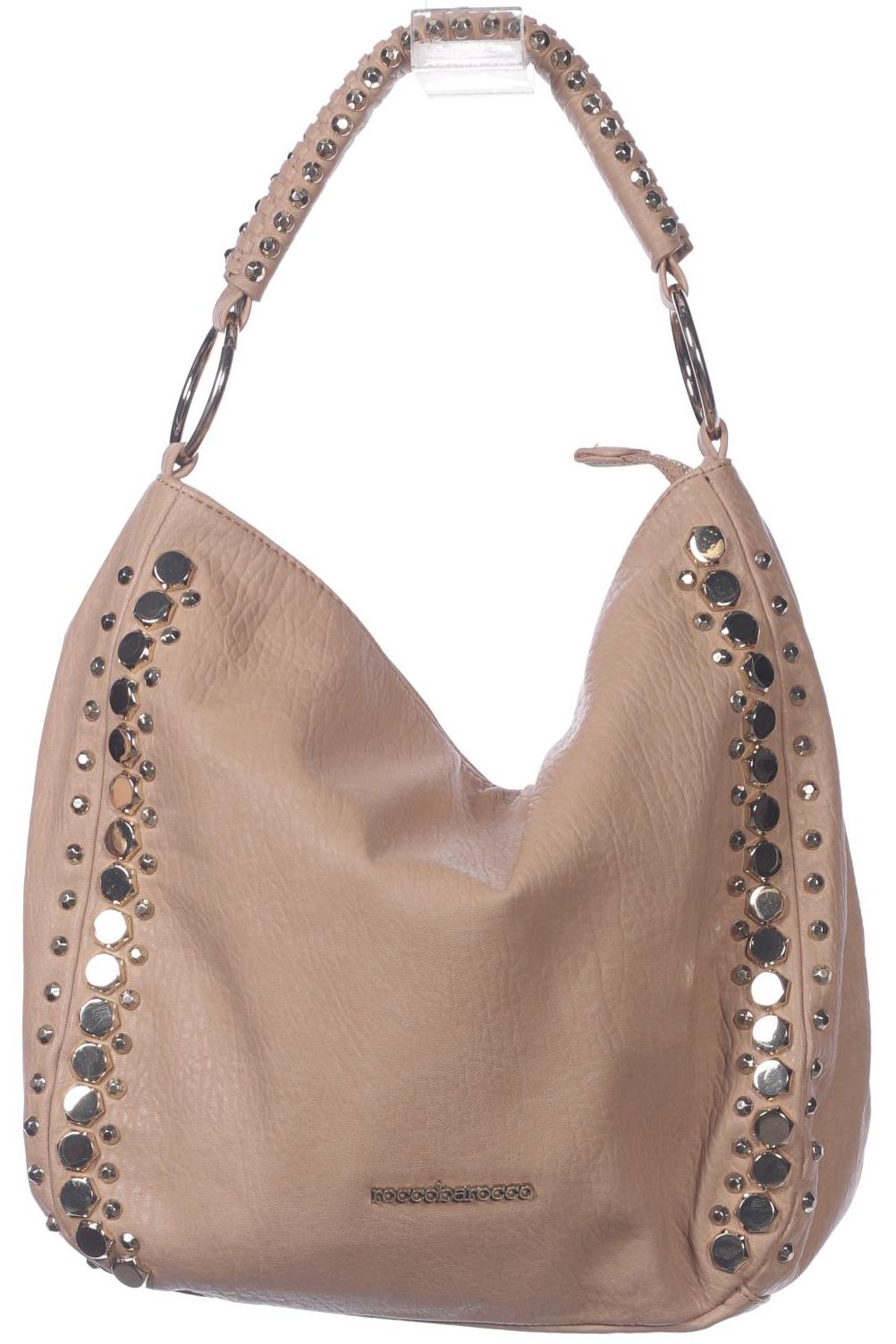 

roccobarocco Damen Handtasche, beige, Gr.
