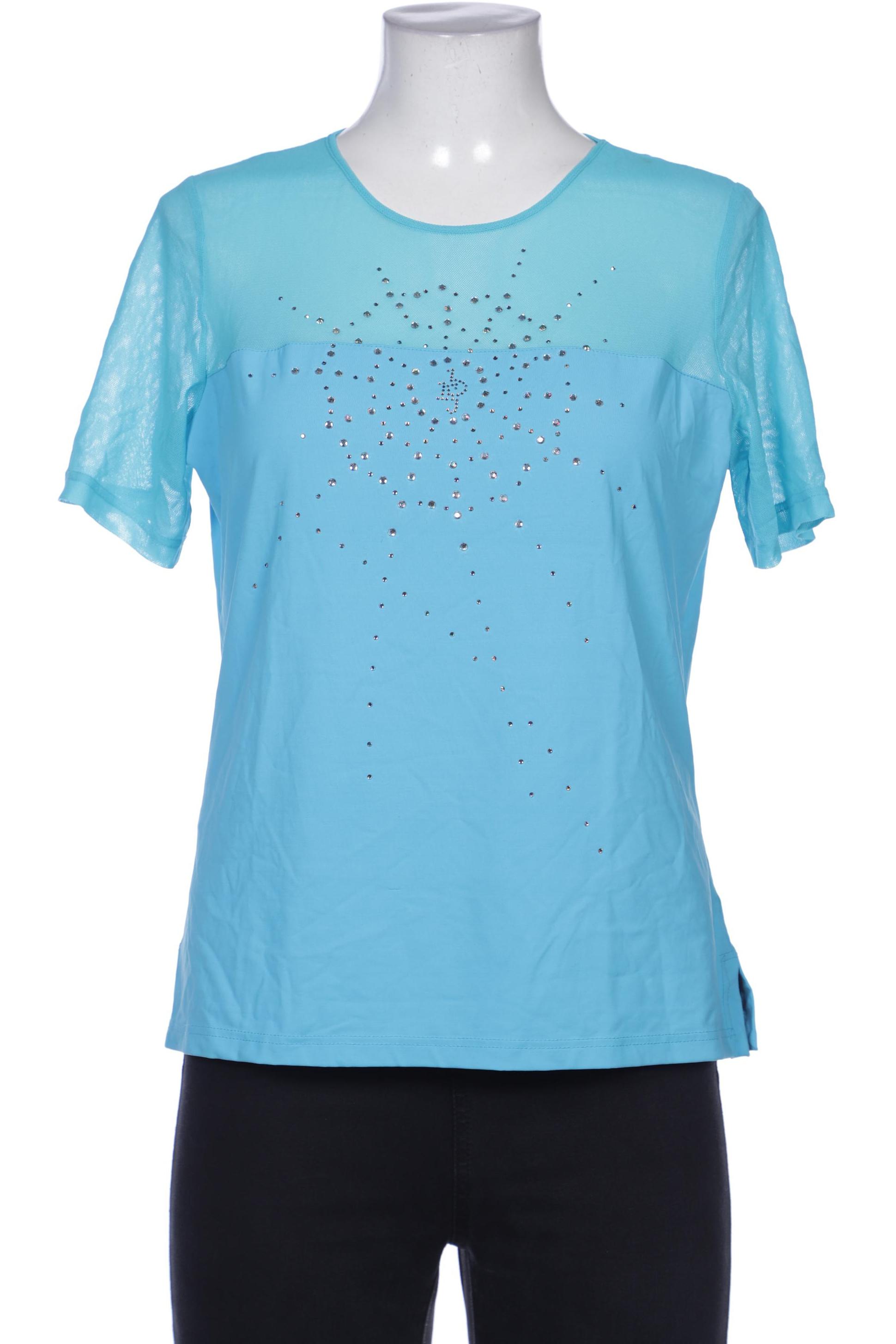 

roccobarocco Damen T-Shirt, blau, Gr. 42