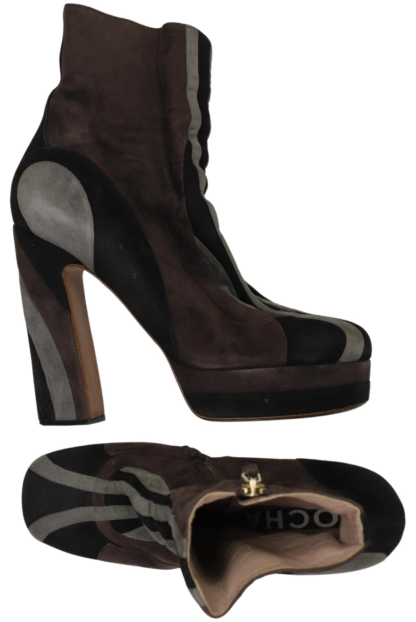 

Rochas Damen Stiefelette, braun, Gr. 41