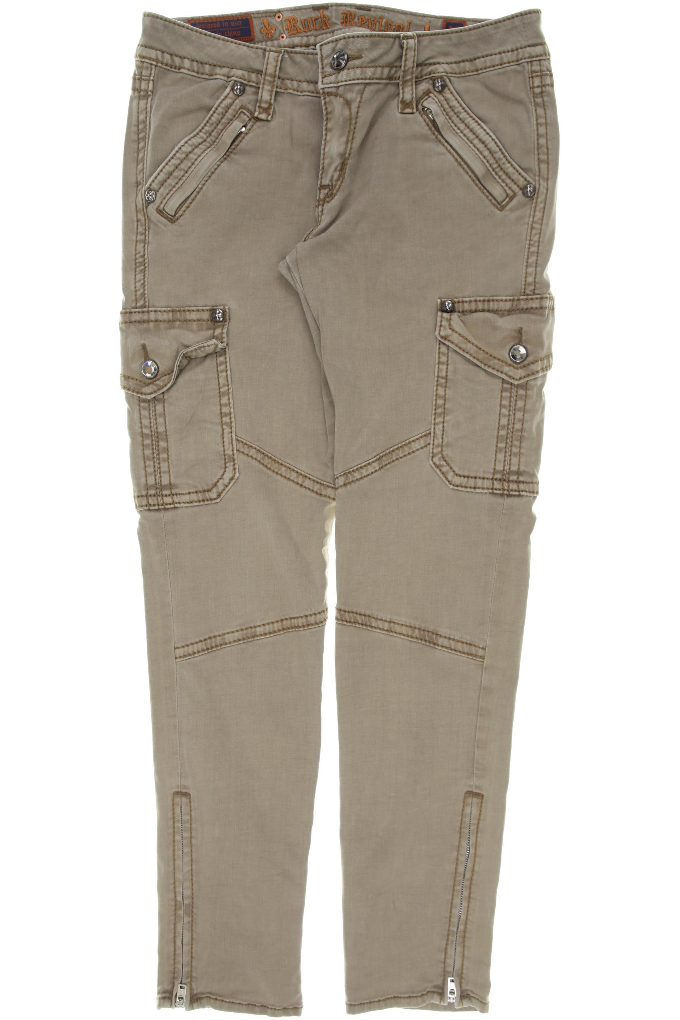 

Rock Revival Damen Jeans, beige, Gr. 30