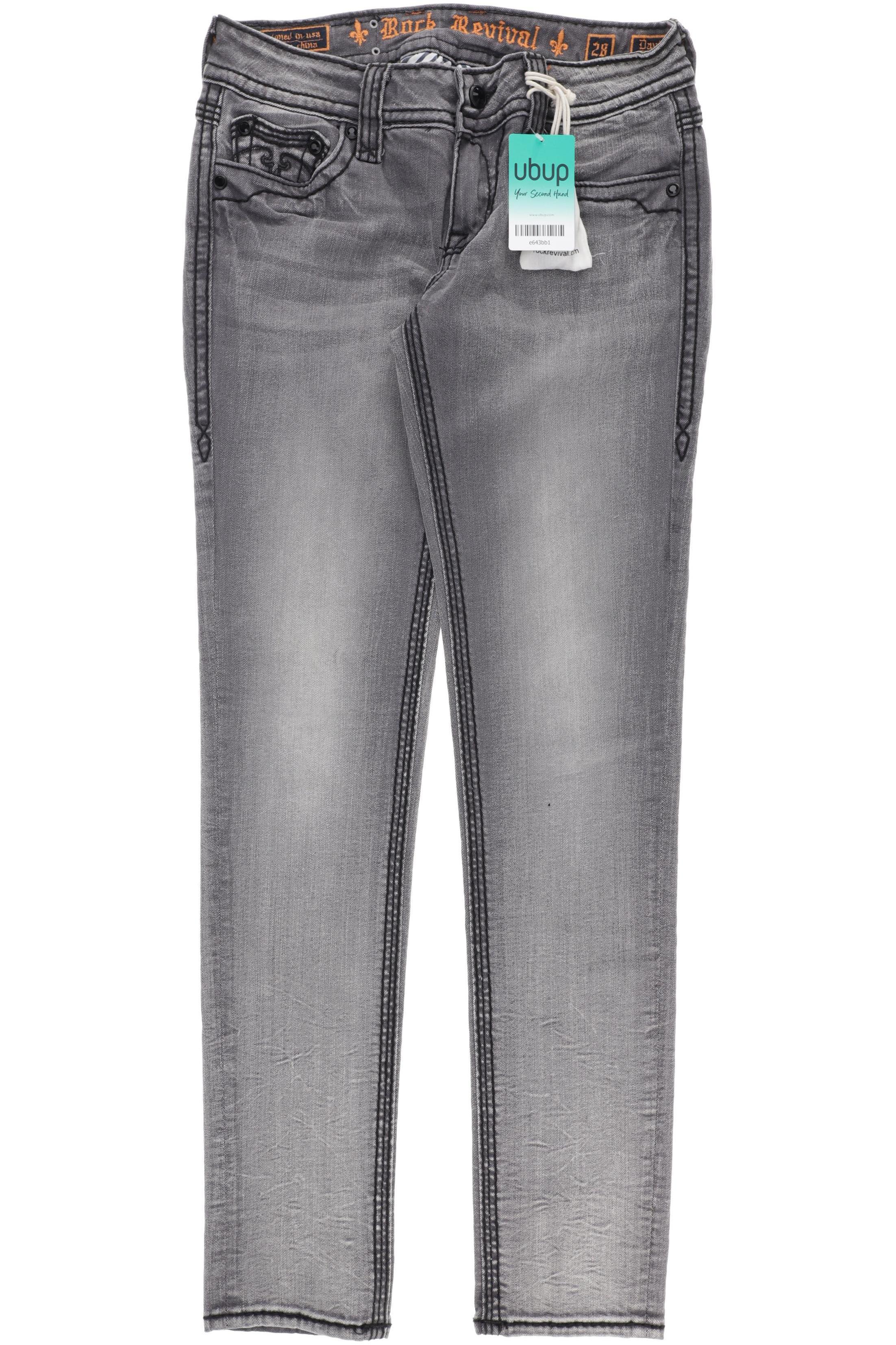 

Rock Revival Damen Jeans, grau, Gr. 28