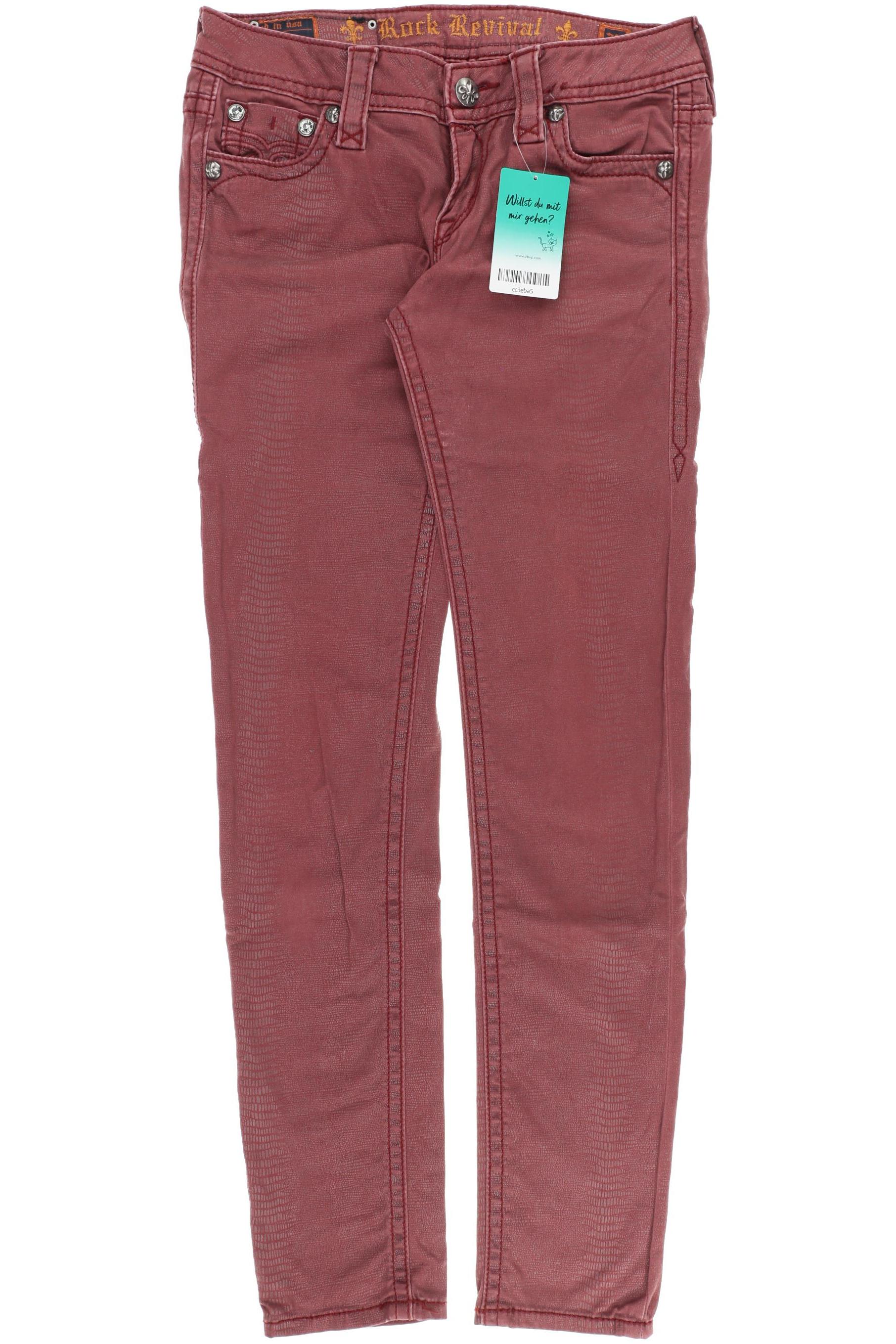 Thumbnail - Rock Revival Damen Jeans, bordeaux, Gr. 27