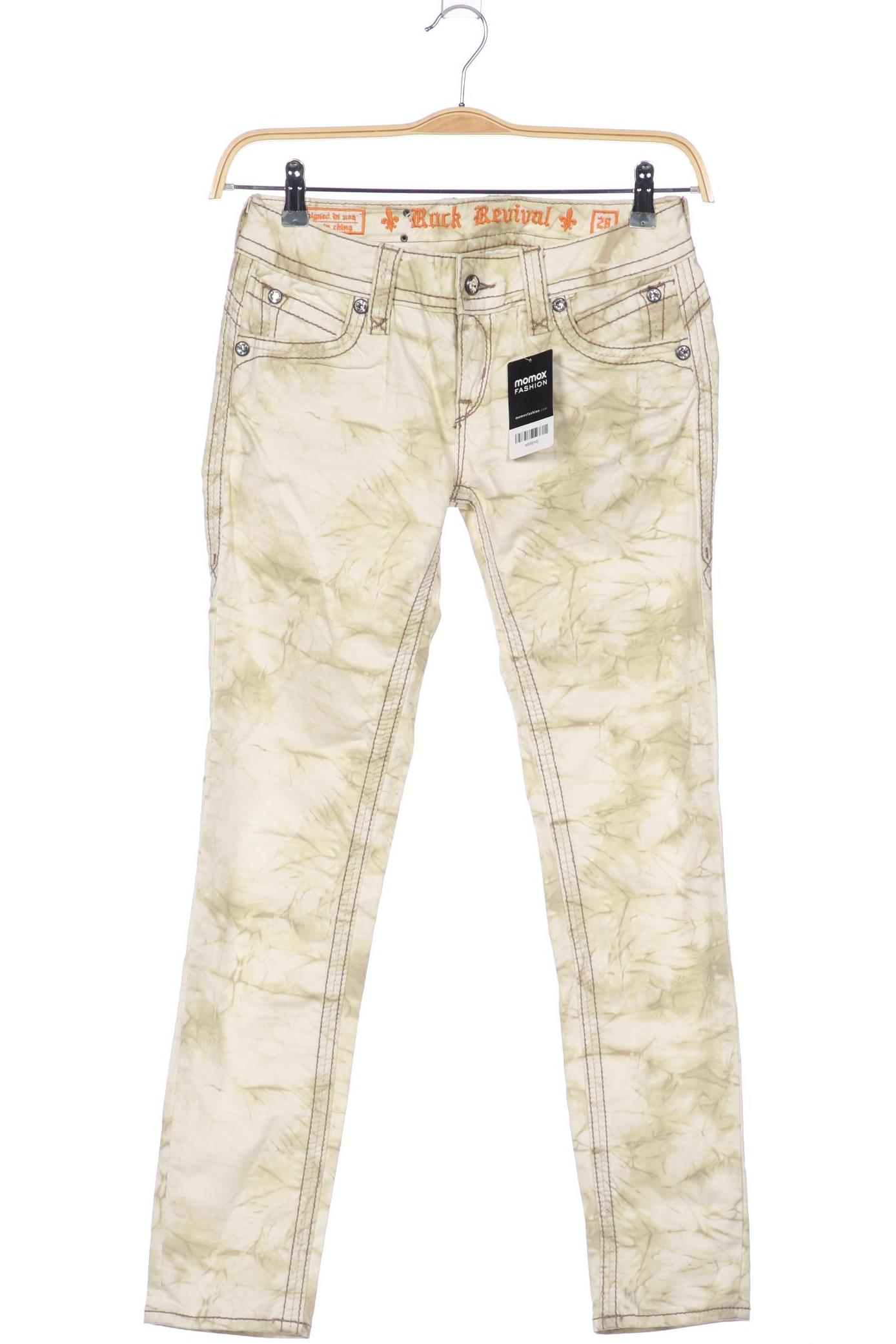 

Rock Revival Damen Jeans, cremeweiß, Gr. 28