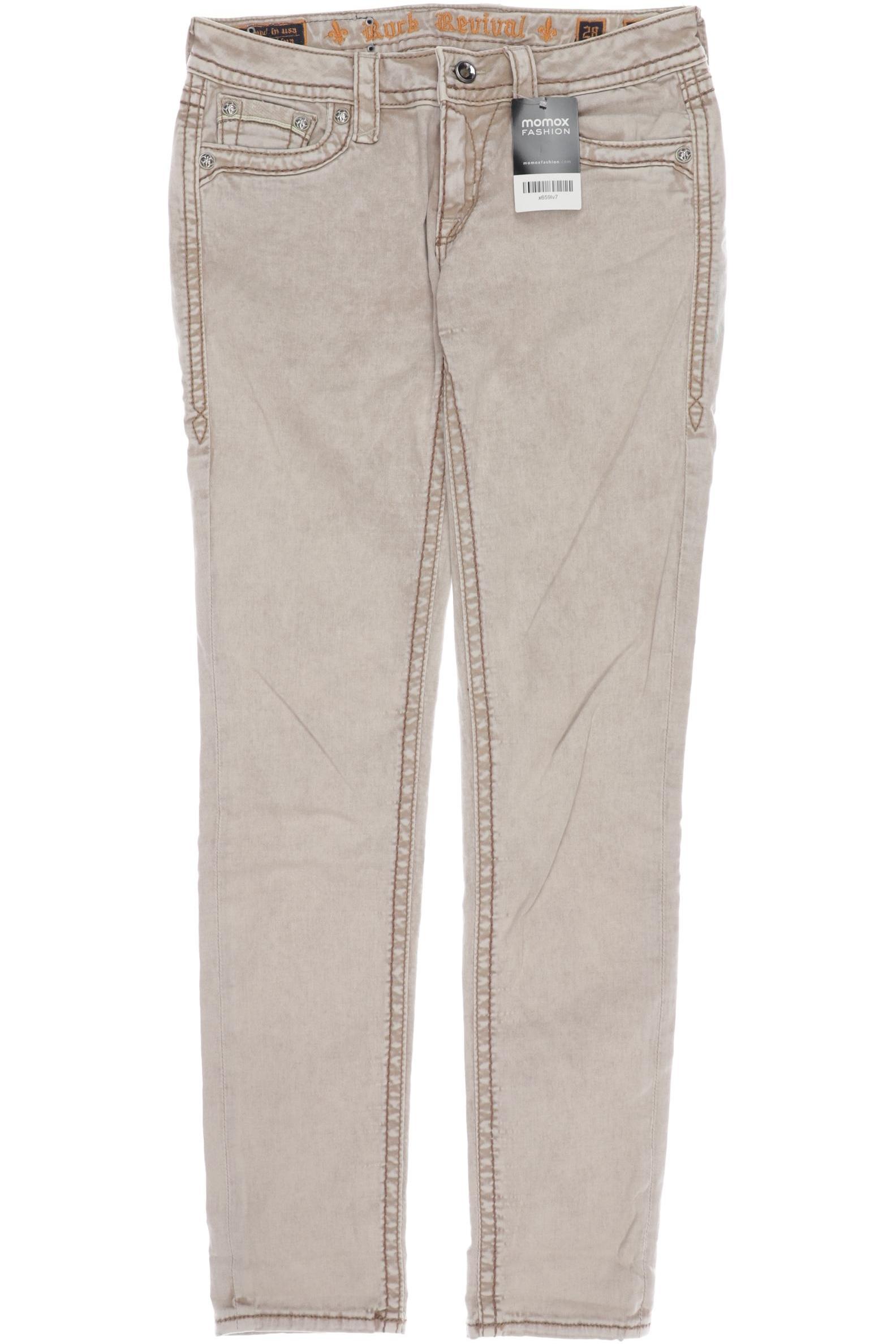 

Rock Revival Damen Jeans, beige, Gr. 28