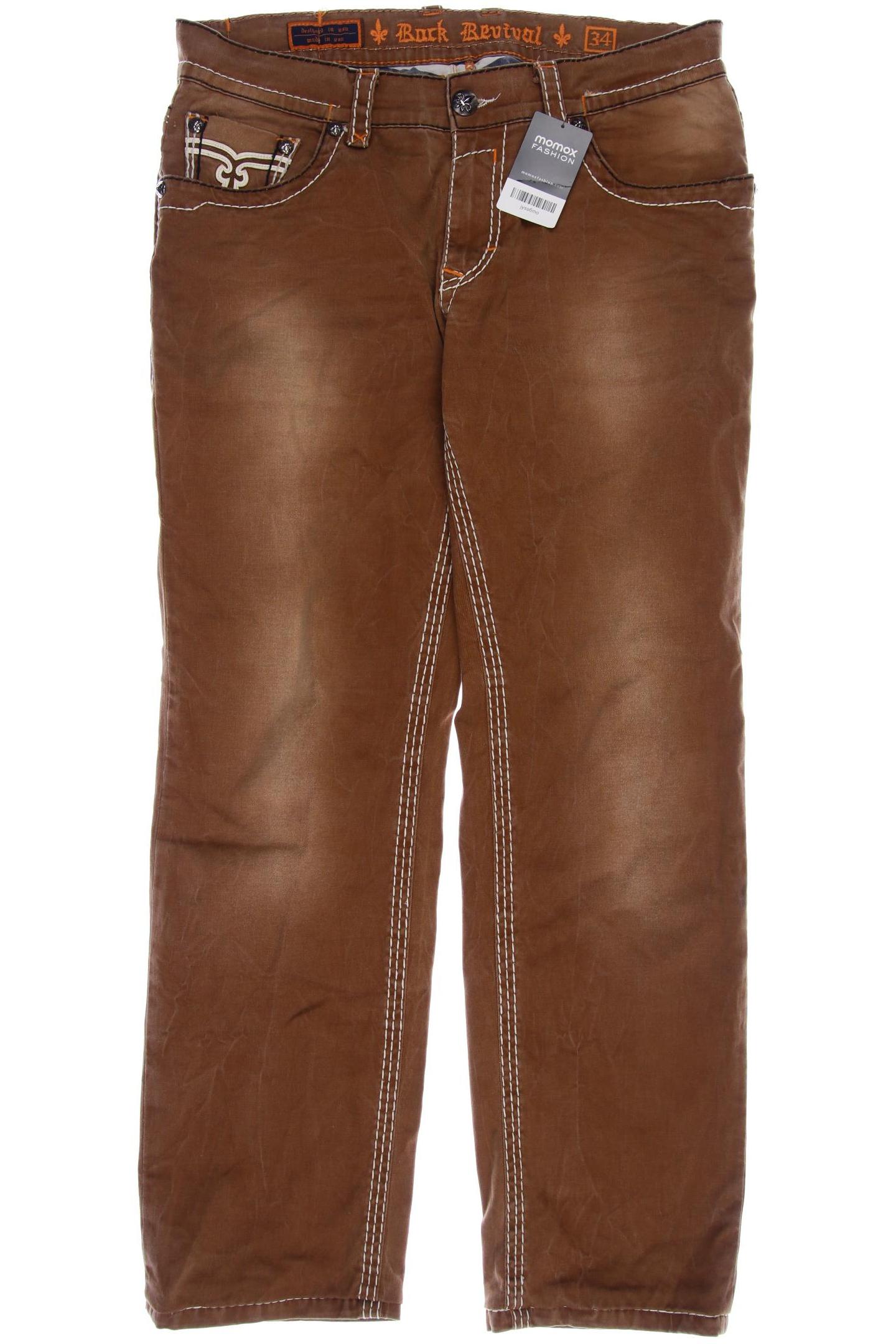 

Rock Revival Herren Jeans, braun