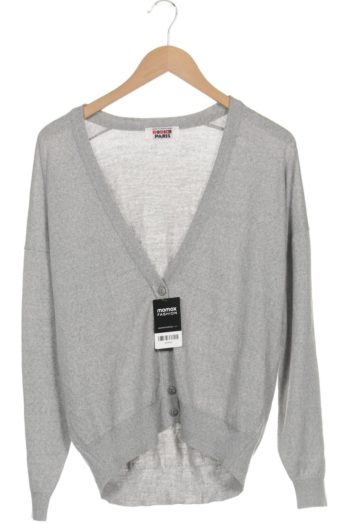 

Rodier Damen Strickjacke, grau, Gr. 44