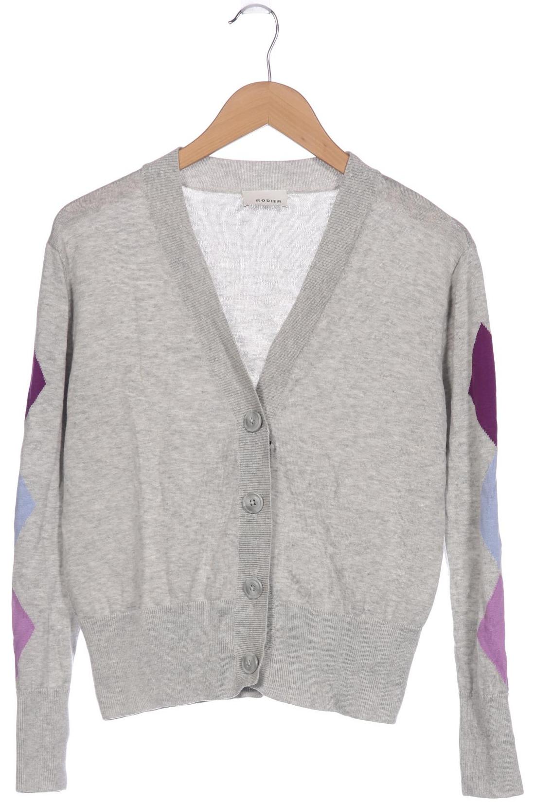

Rodier Damen Strickjacke, grau, Gr. 38