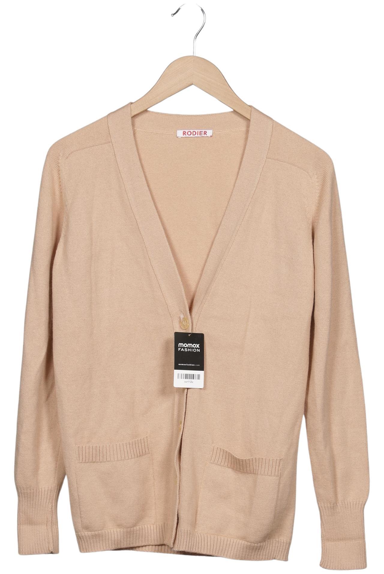 

Rodier Damen Strickjacke, beige, Gr. 36