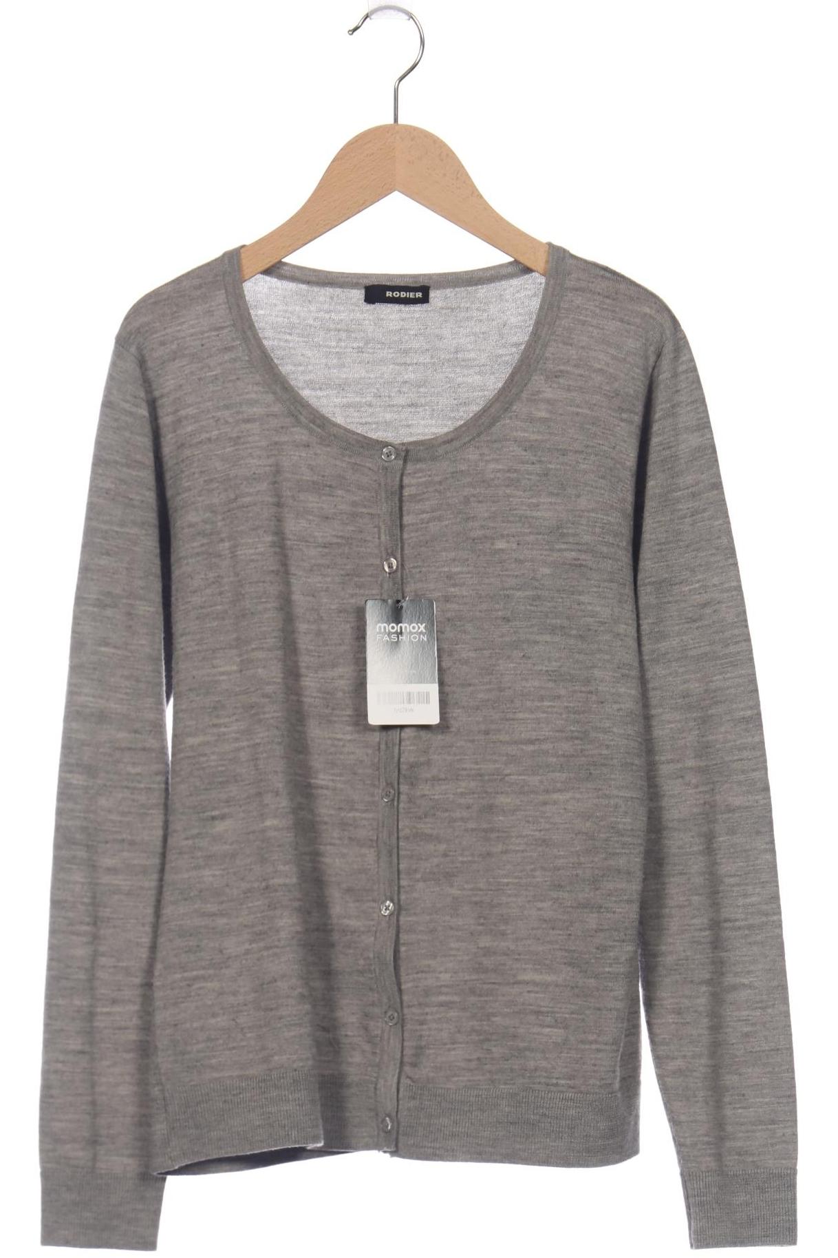 

Rodier Damen Strickjacke, grau, Gr. 42