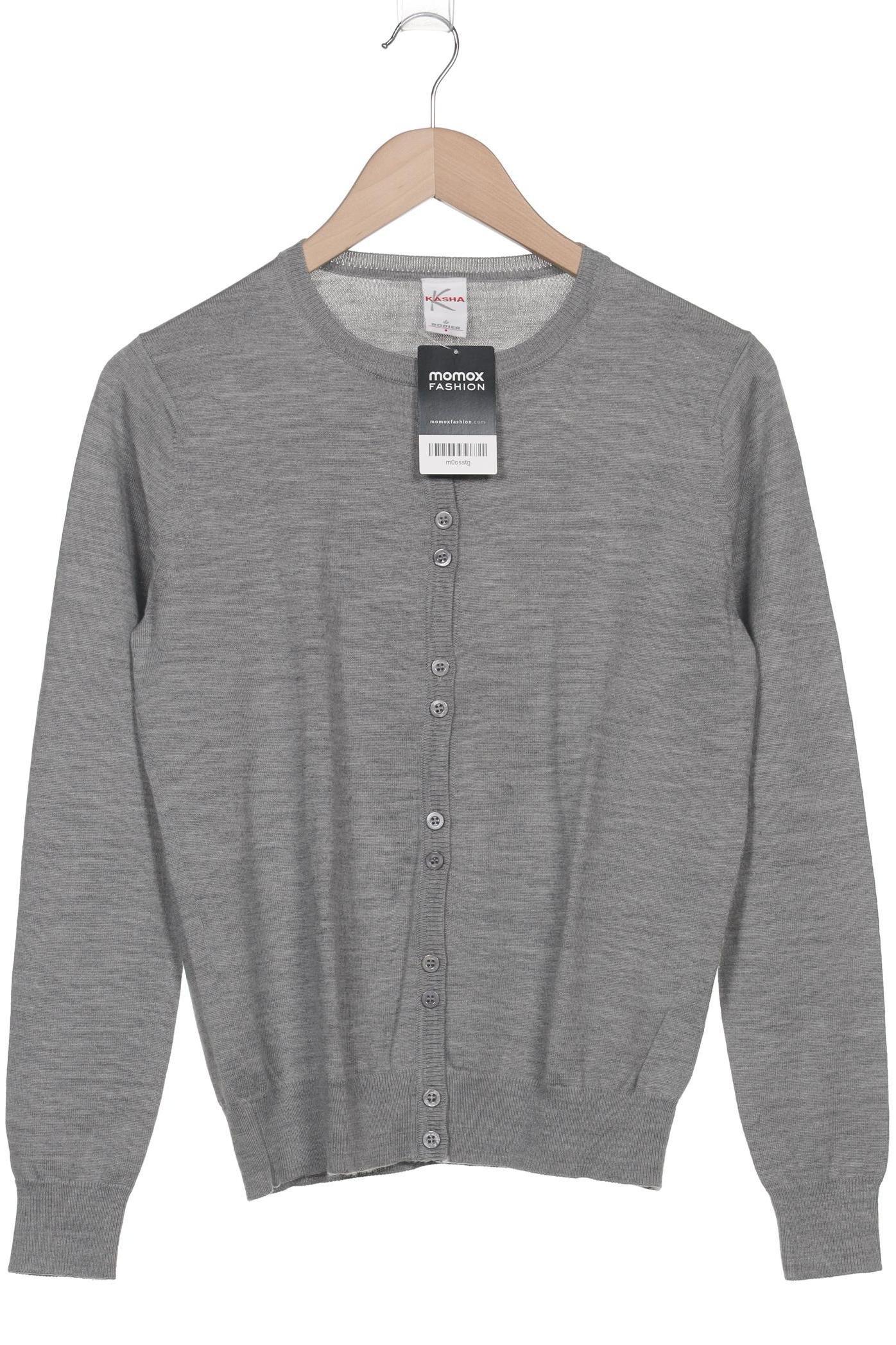 

Rodier Damen Strickjacke, grau, Gr. 38