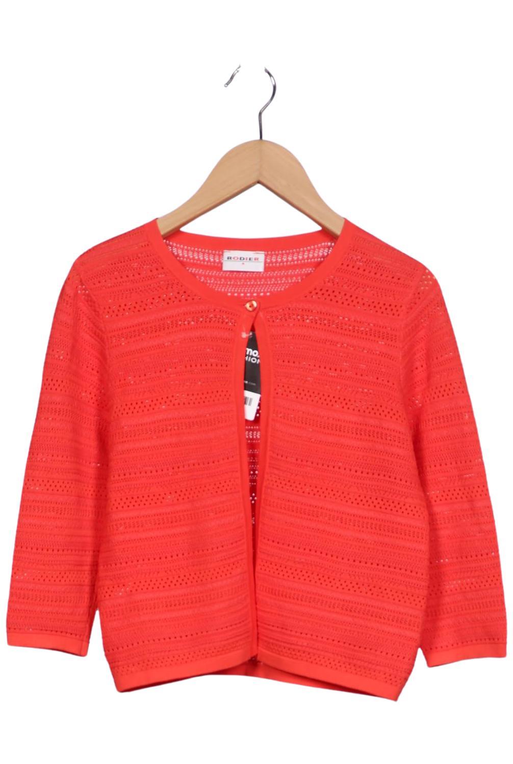 

Rodier Damen Strickjacke, rot, Gr. 36