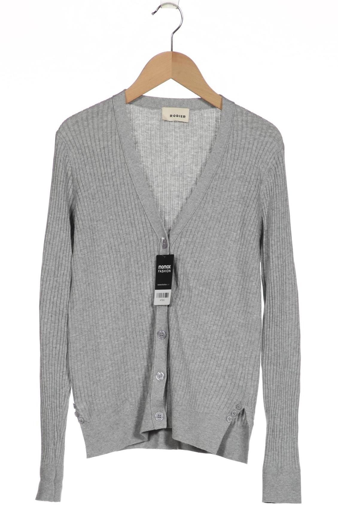 

Rodier Damen Strickjacke, grau, Gr. 36