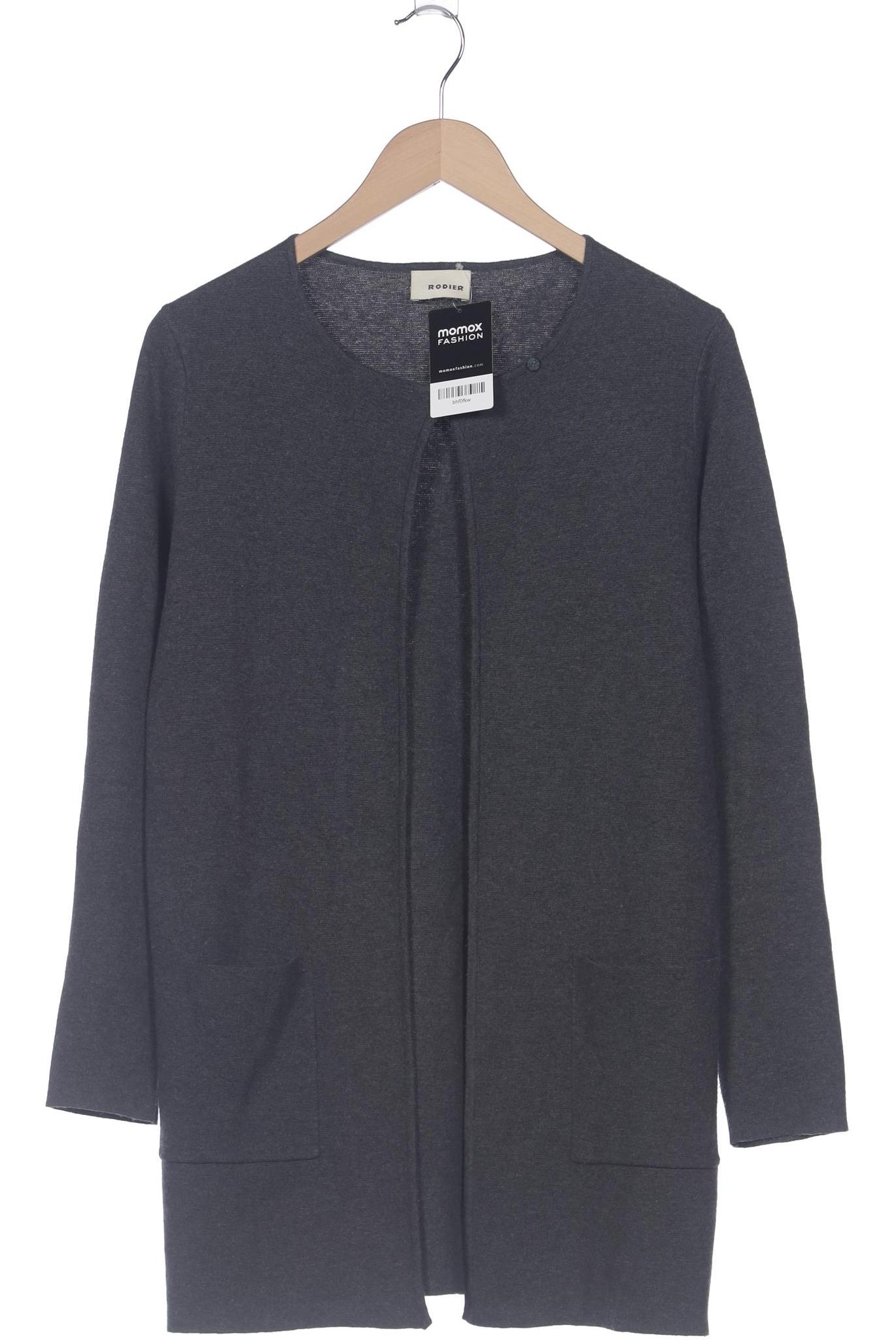 

Rodier Damen Strickjacke, grau, Gr. 38