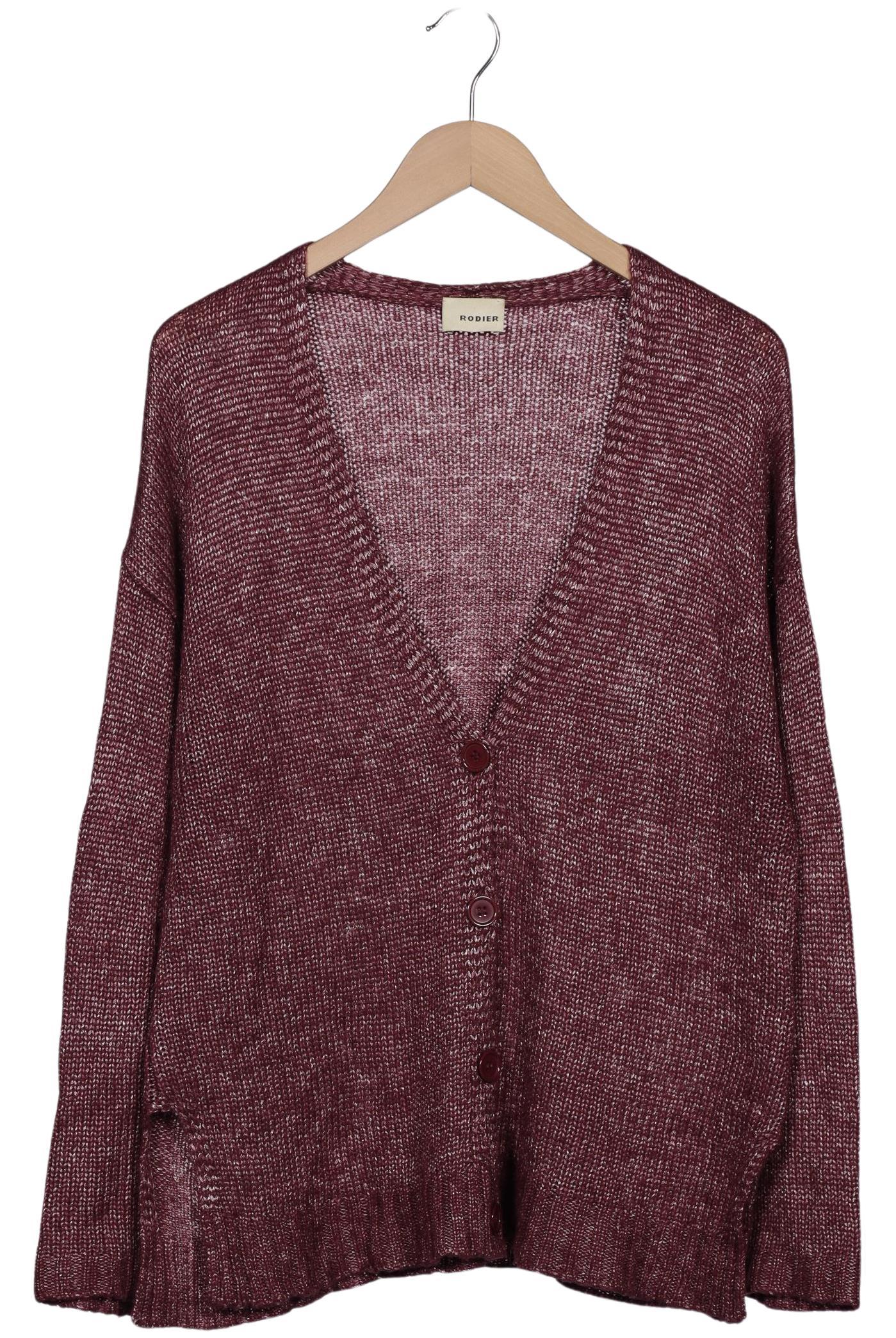 

Rodier Damen Strickjacke, bordeaux, Gr. 40