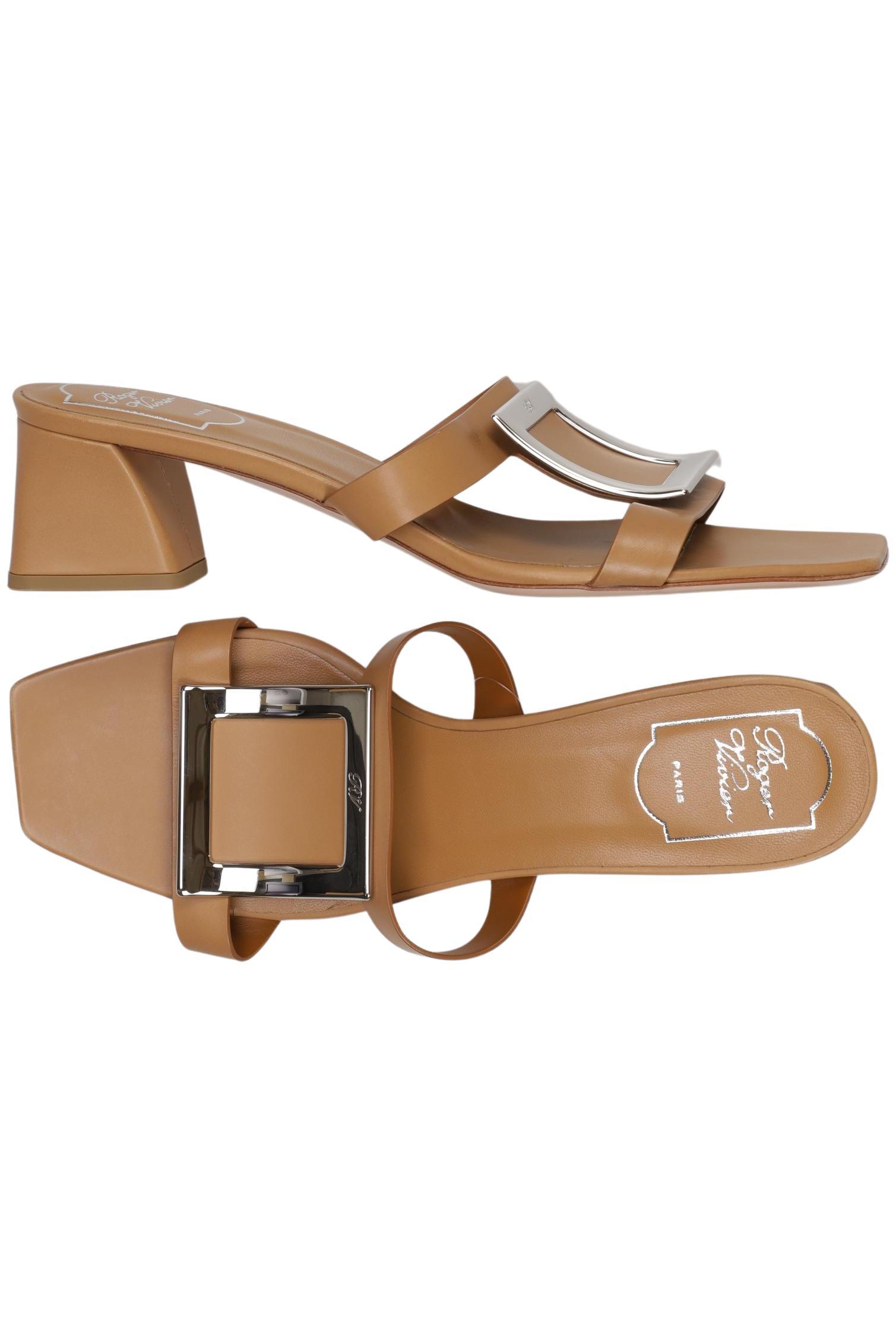 

Roger Vivier Damen Sandale, braun, Gr. 40.5