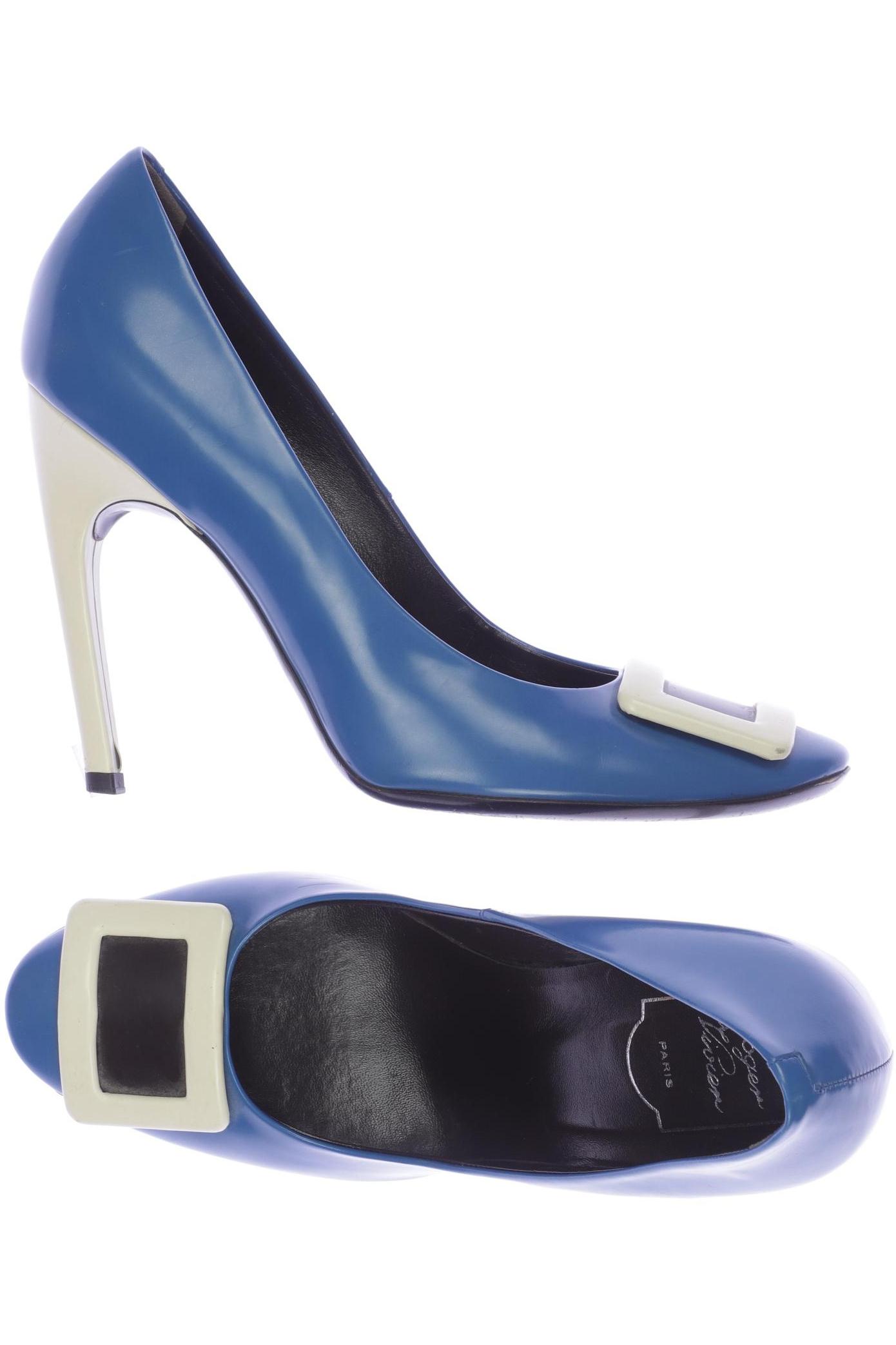 

Roger Vivier Damen Pumps, blau, Gr. 41