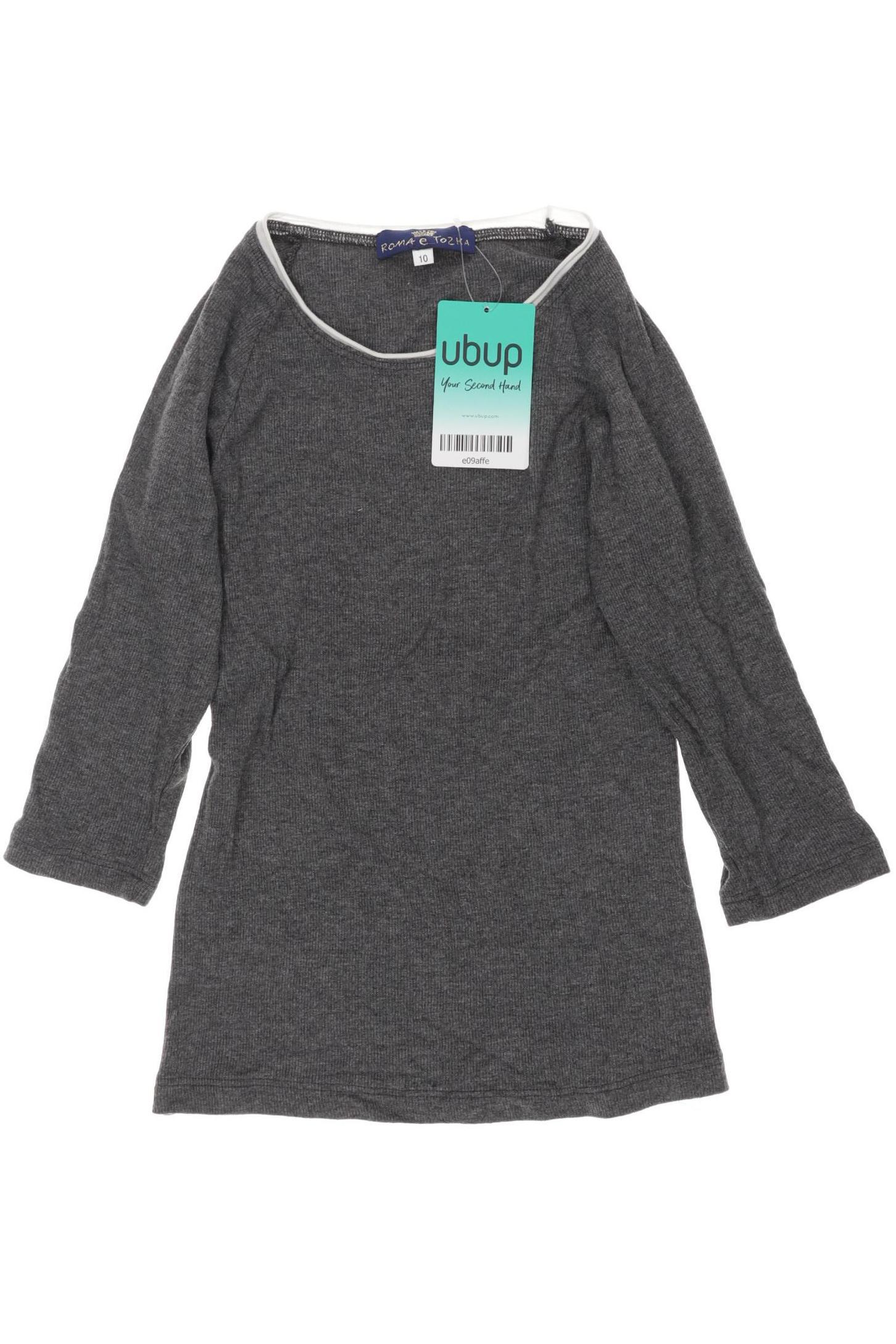 

Roma e Toska Mädchen Langarmshirt, grau, Gr. 140