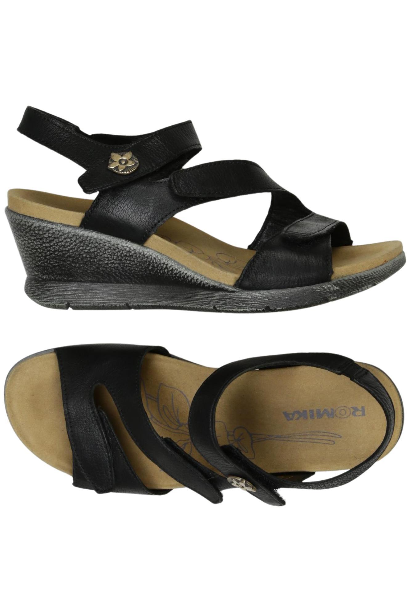 

Romika Damen Sandale, schwarz, Gr. 37