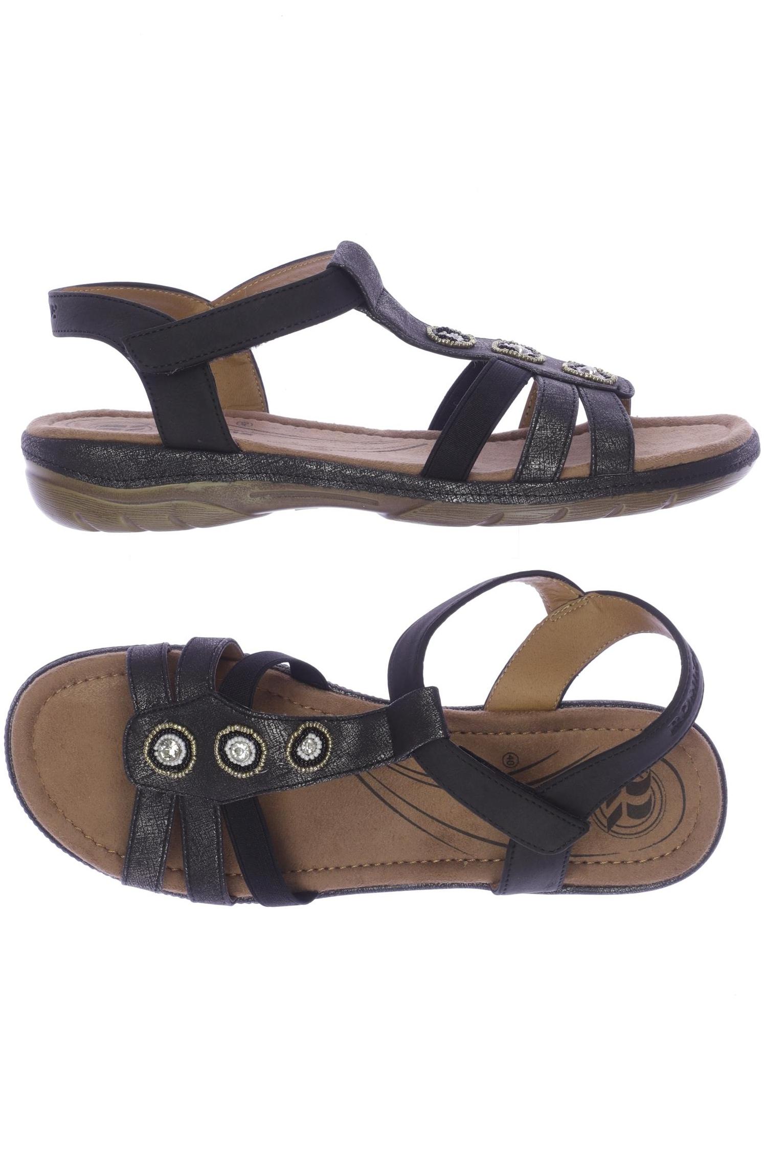 

Romika Damen Sandale, schwarz, Gr. 40