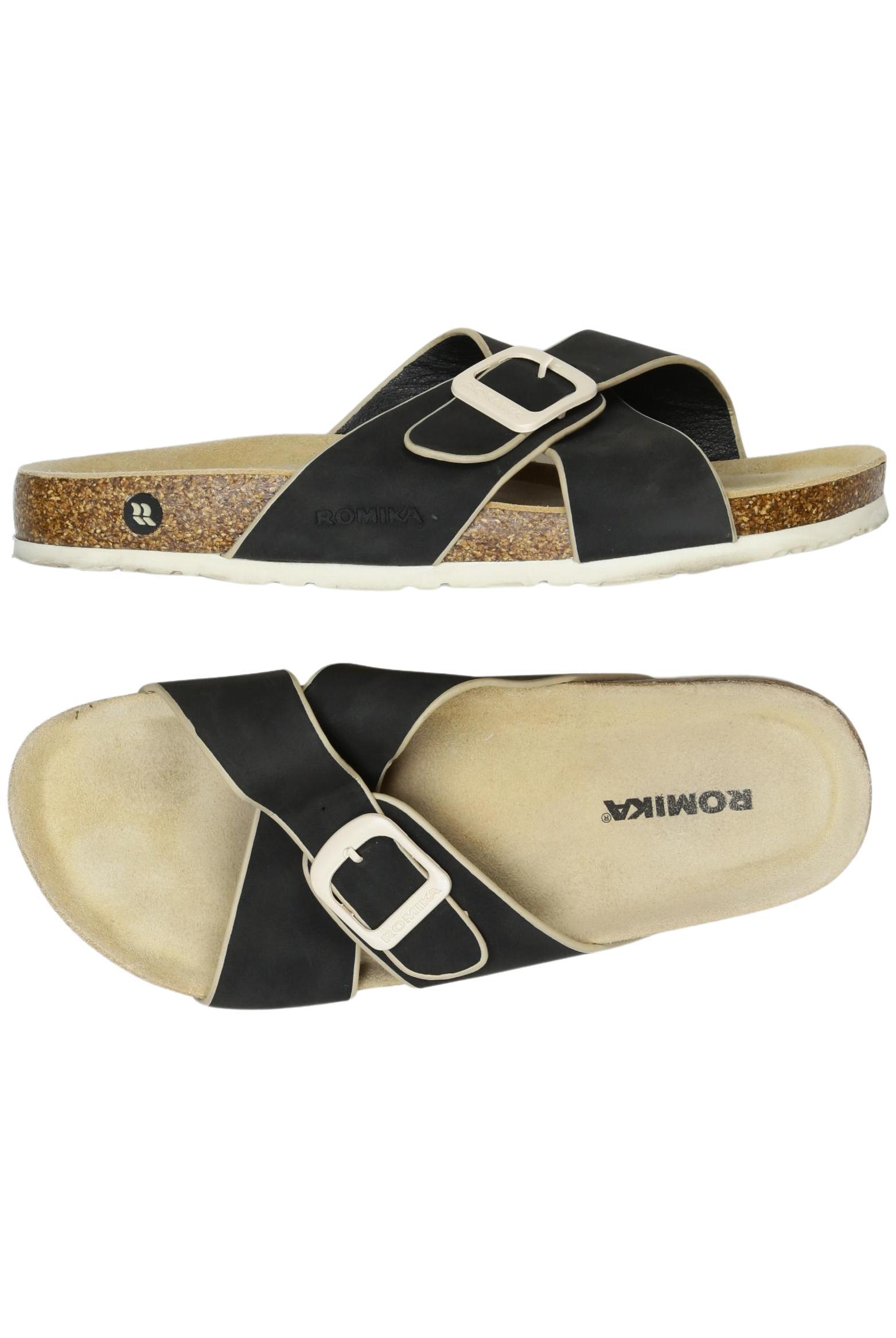 

Romika Damen Sandale, schwarz, Gr. 38