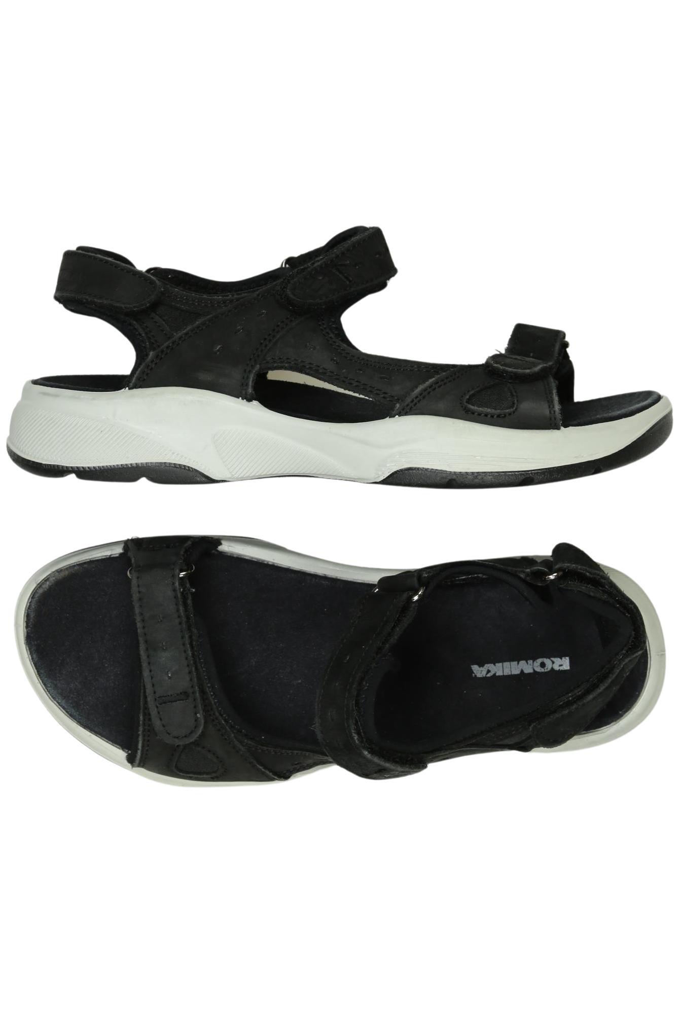 

Romika Damen Sandale, schwarz, Gr. 38