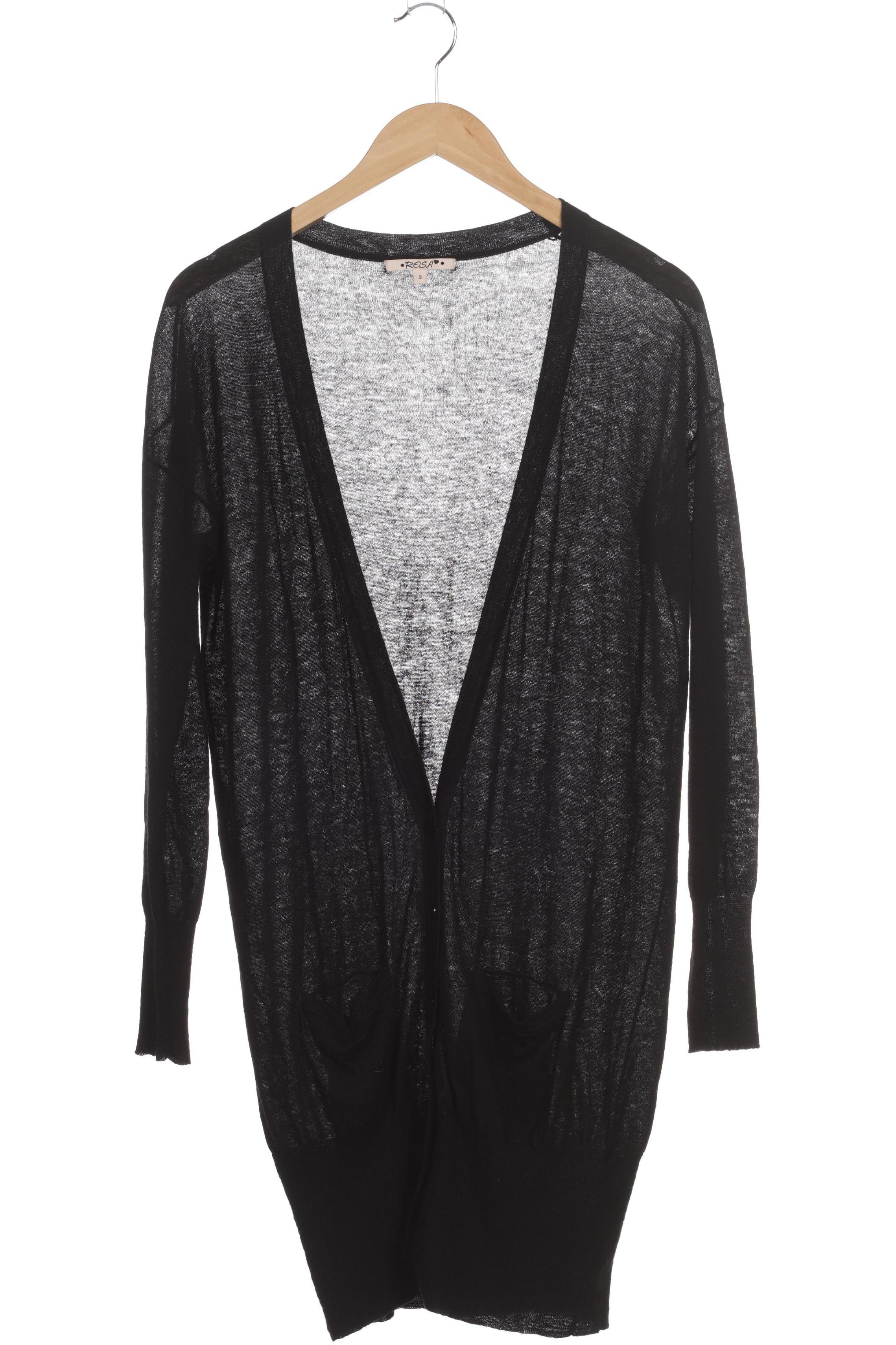 

Rosa Cashmere Damen Strickjacke, schwarz, Gr.