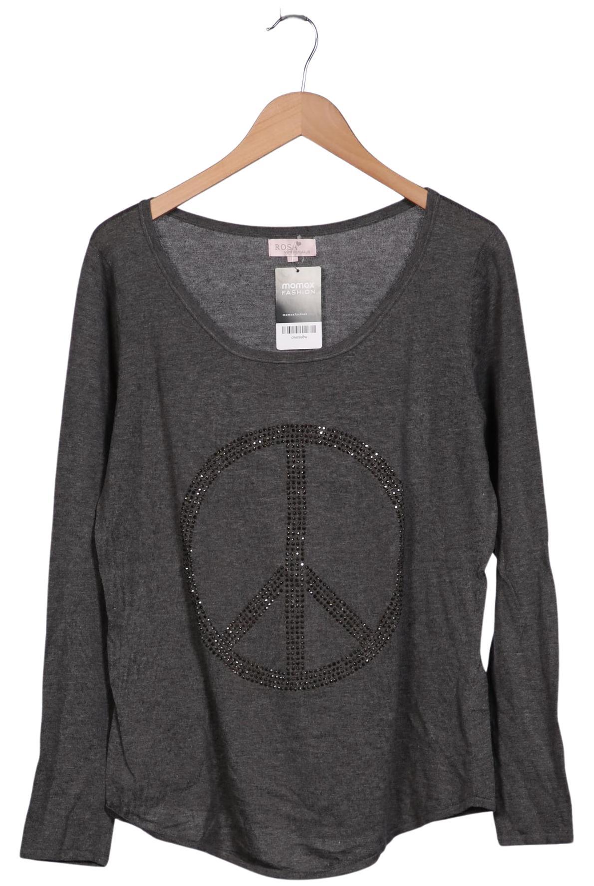 

Rosa von Schmaus Damen Langarmshirt, grau, Gr. 42