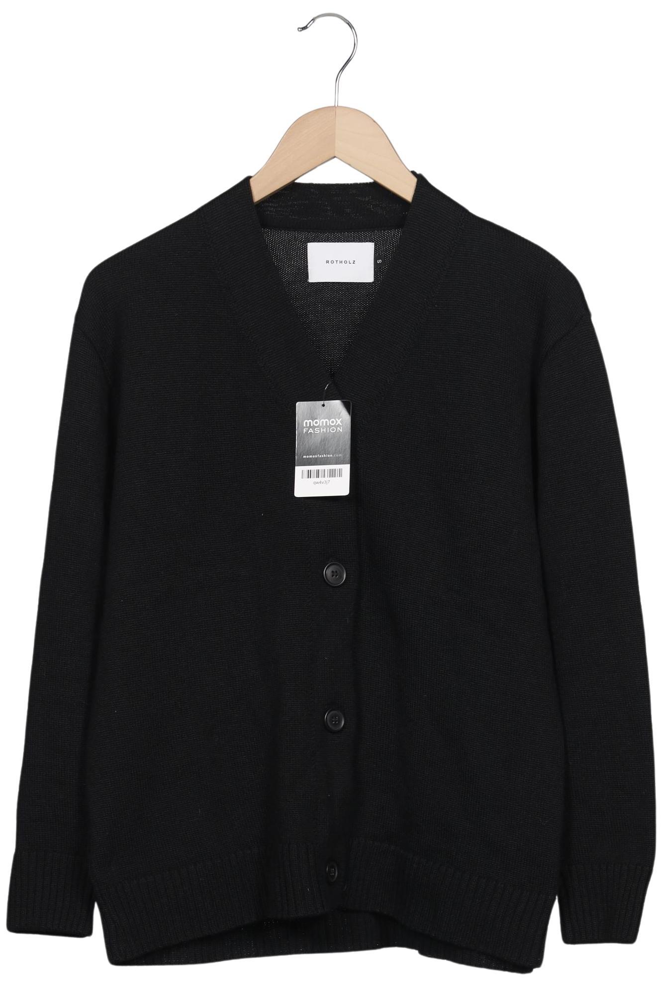 

Rotholz Damen Strickjacke, schwarz, Gr. 36