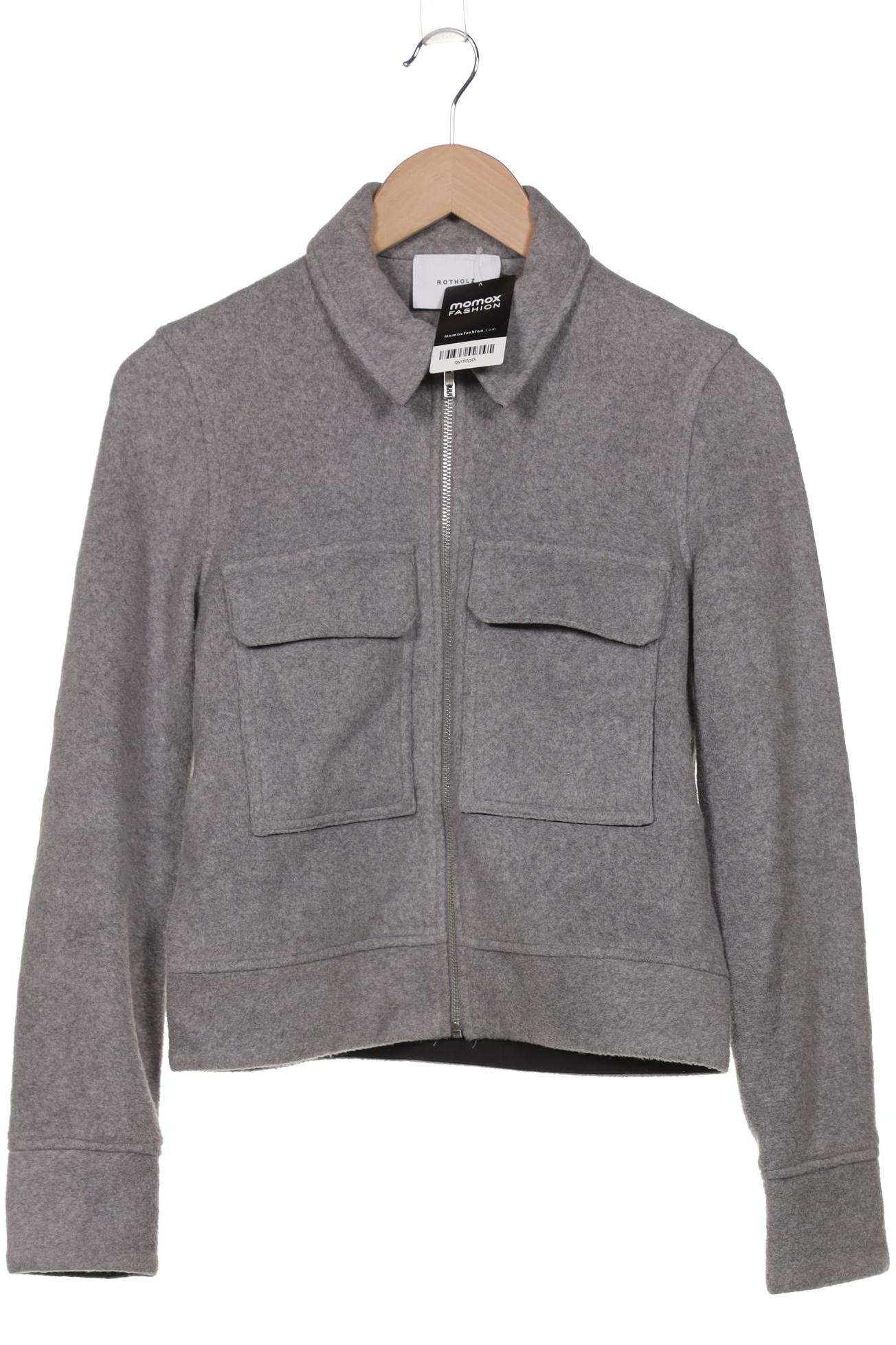 

Rotholz Damen Strickjacke, grau, Gr. 34