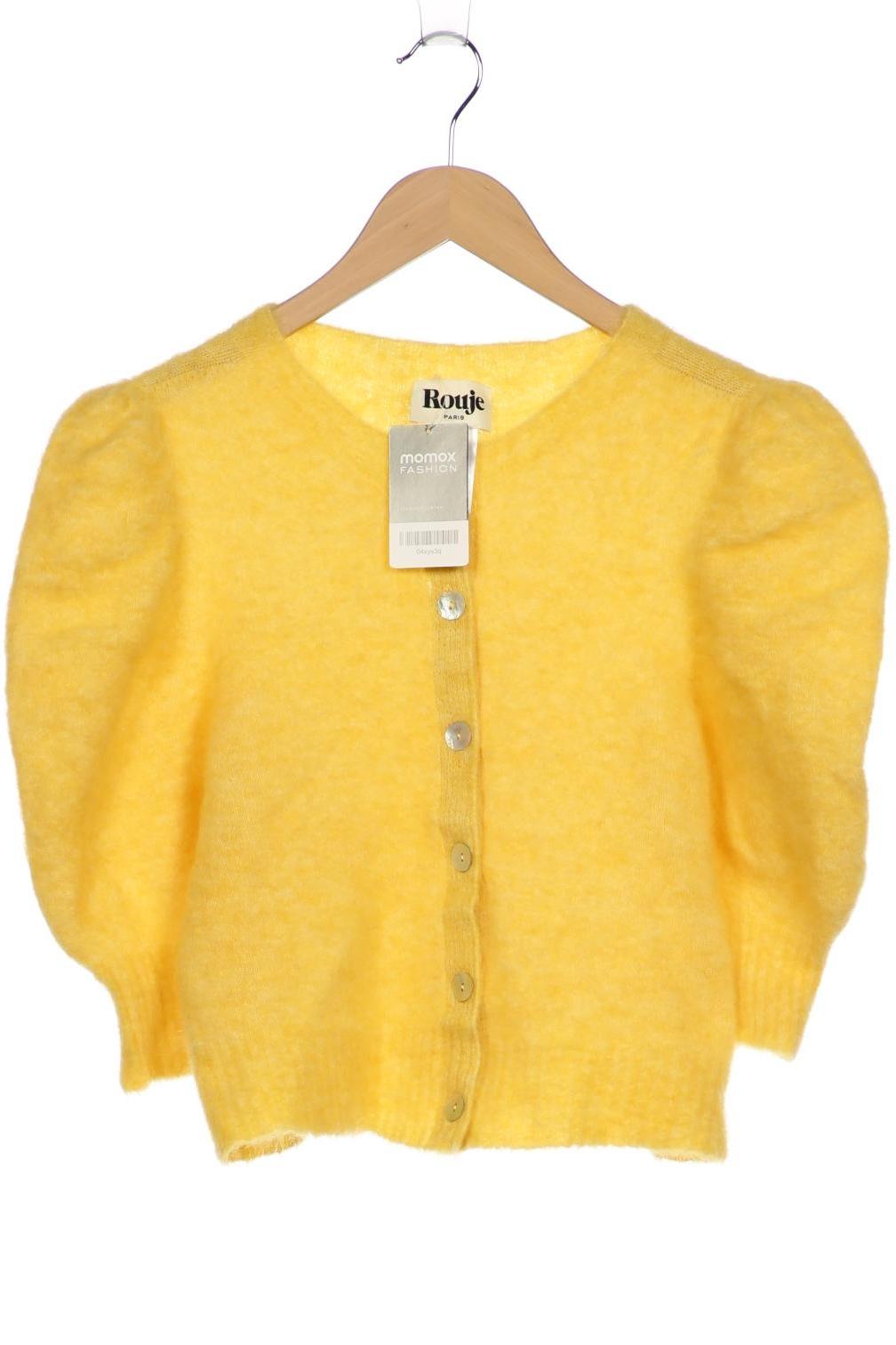 

Rouje Damen Strickjacke, gelb, Gr. 38