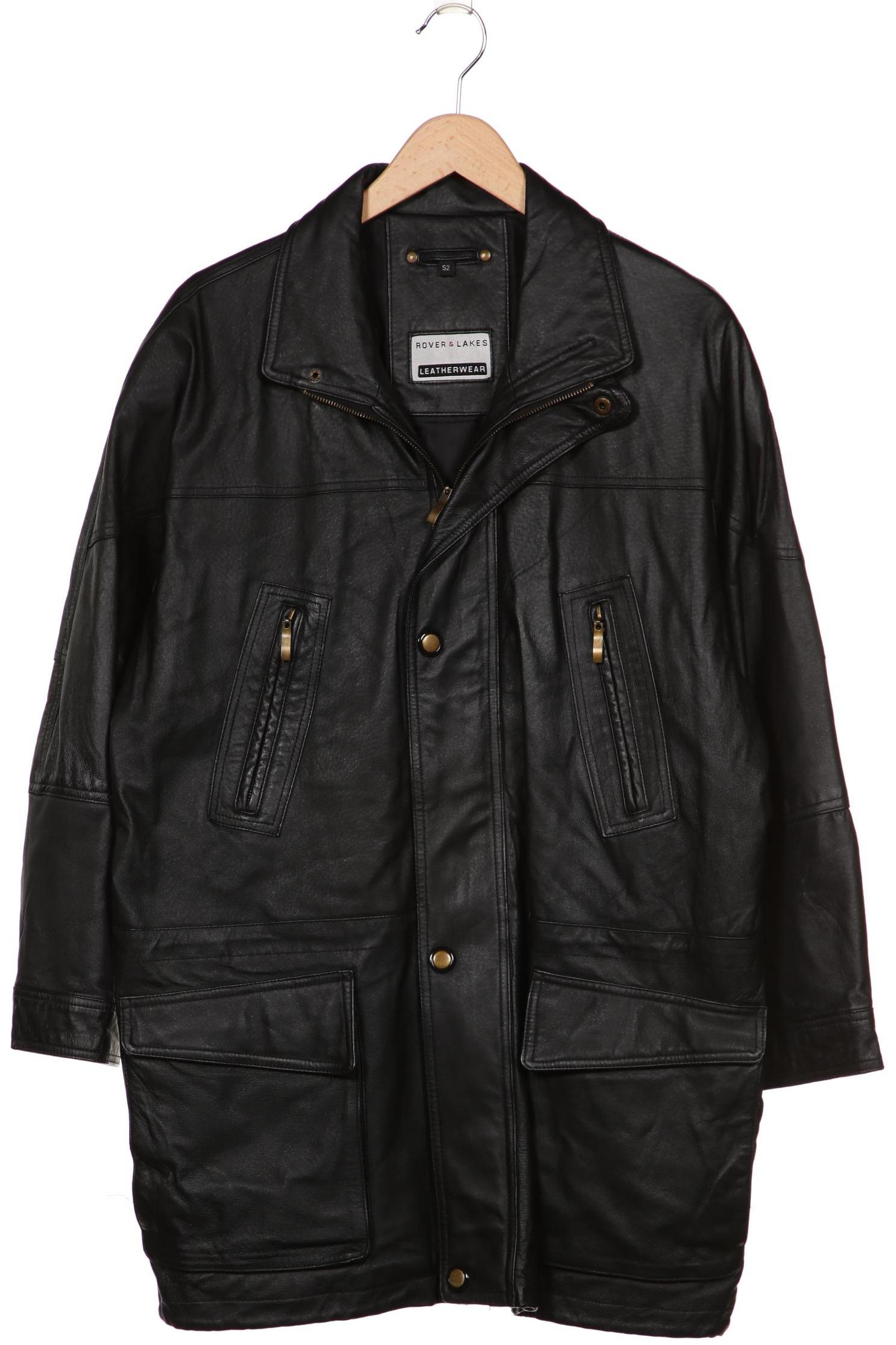 

Rover & Lakes Herren Mantel, schwarz, Gr. 52