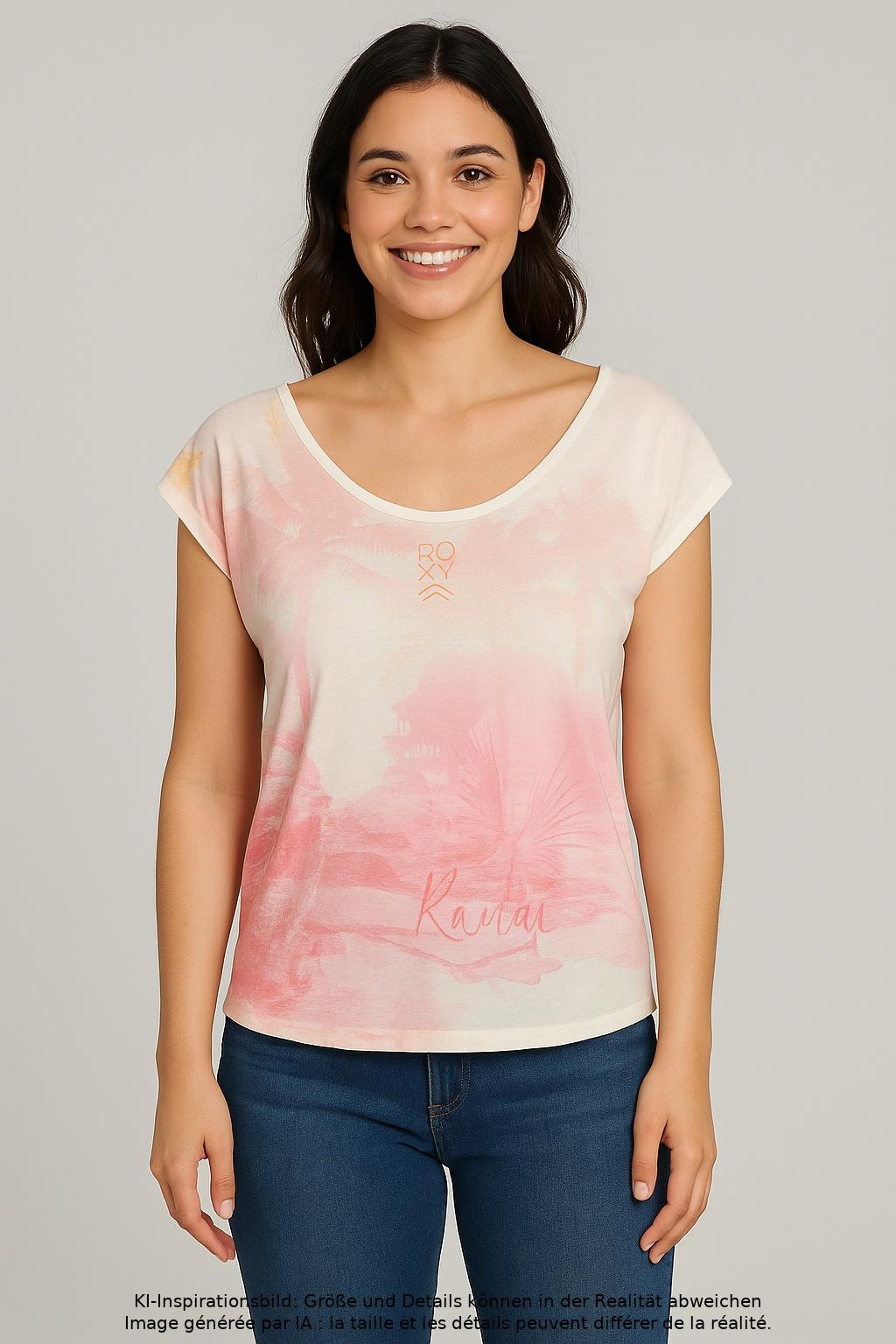 

Roxy Damen T-Shirt, mehrfarbig, Gr. 34