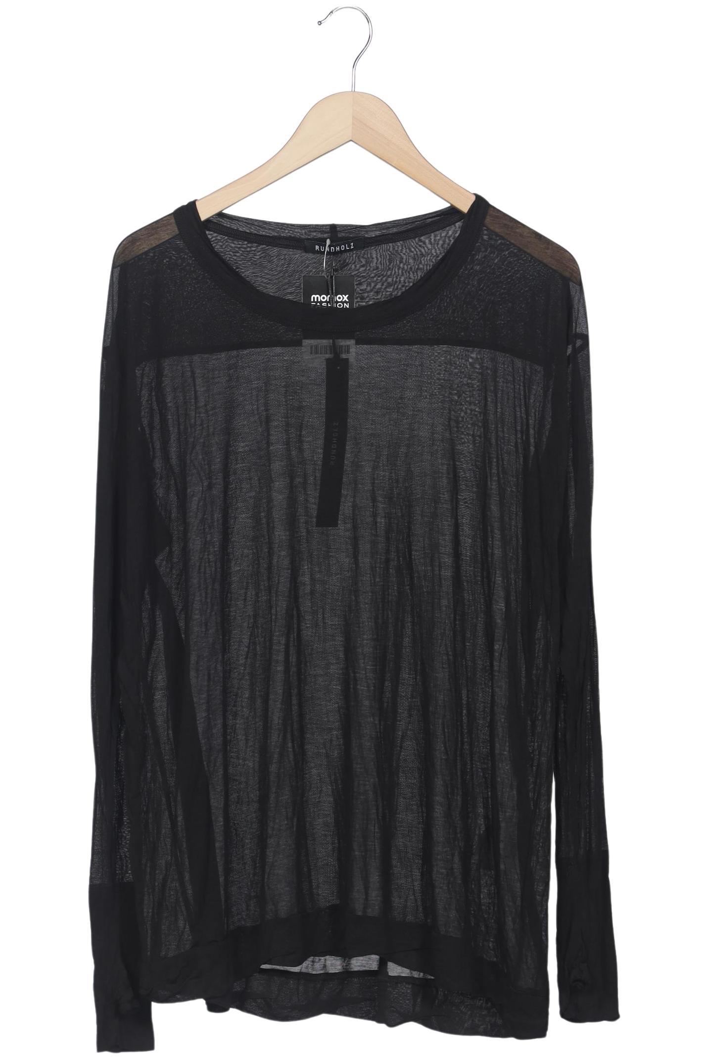 

Rundholz Damen Langarmshirt, schwarz, Gr. 36