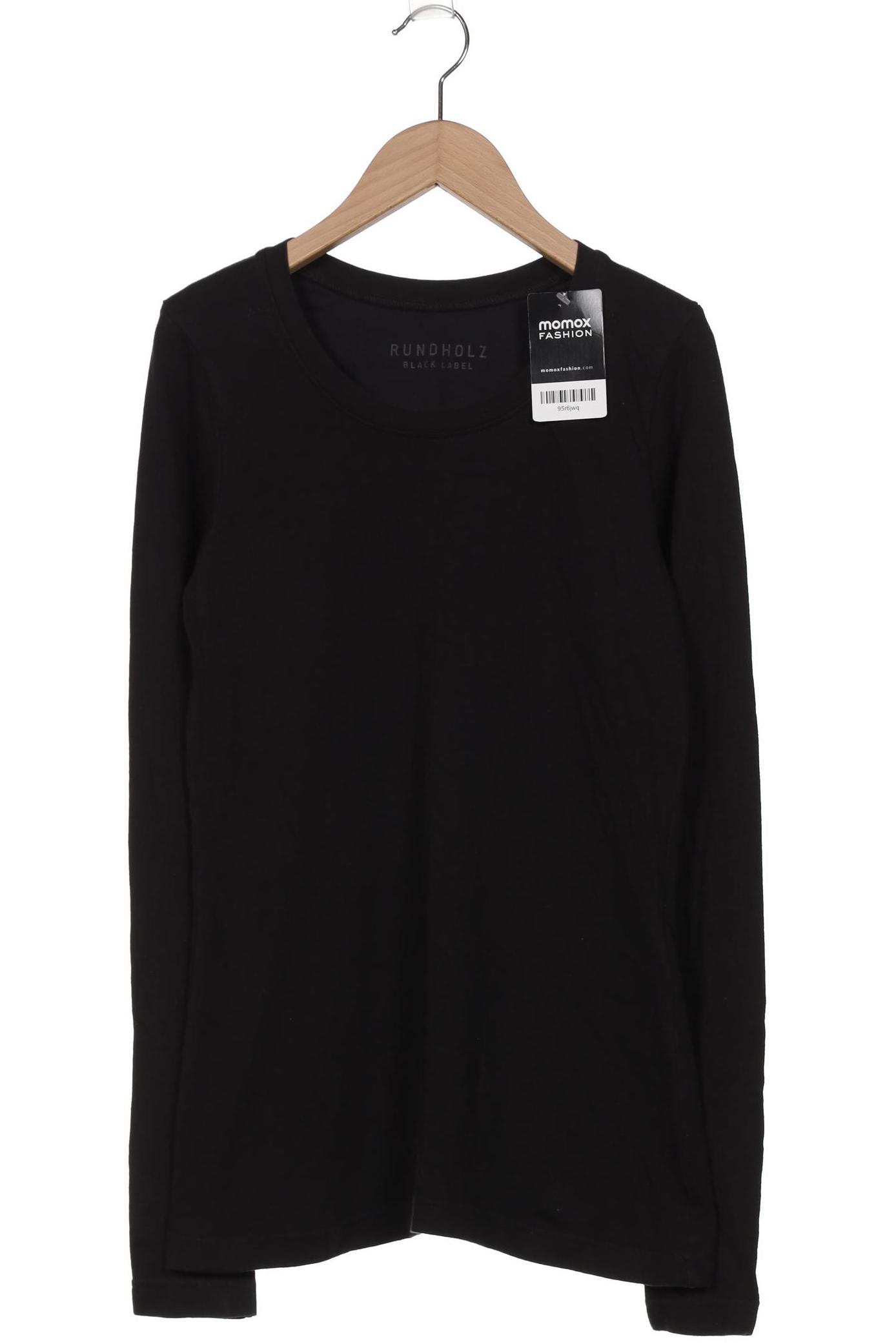 

RUNDHOLZ Damen Langarmshirt, schwarz